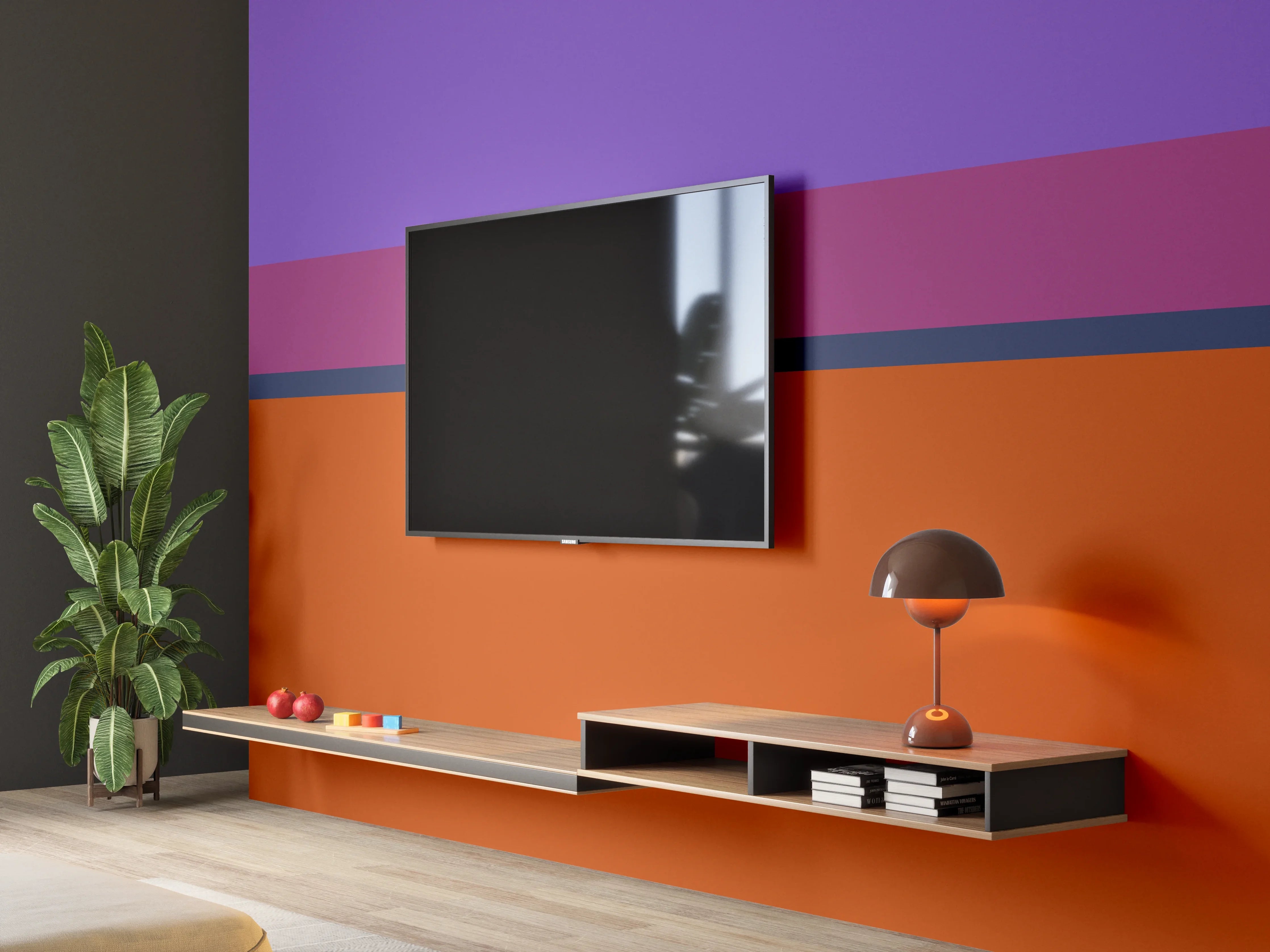 Wandverkleidung Wohnzimmer - The Retros - Horizontal - Sansa