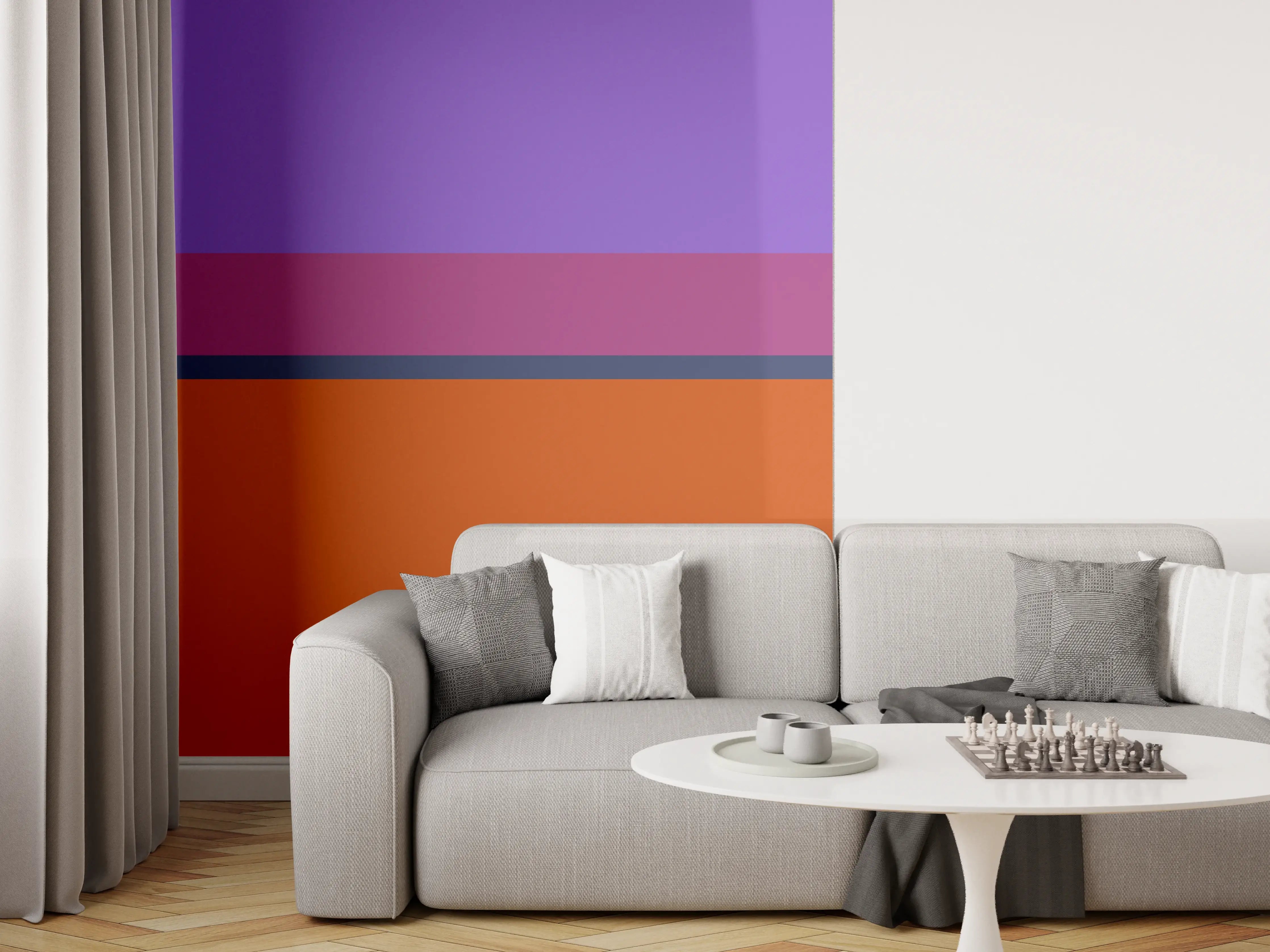 Wandverkleidung Wohnzimmer - The Retros - Horizontal - Sansa