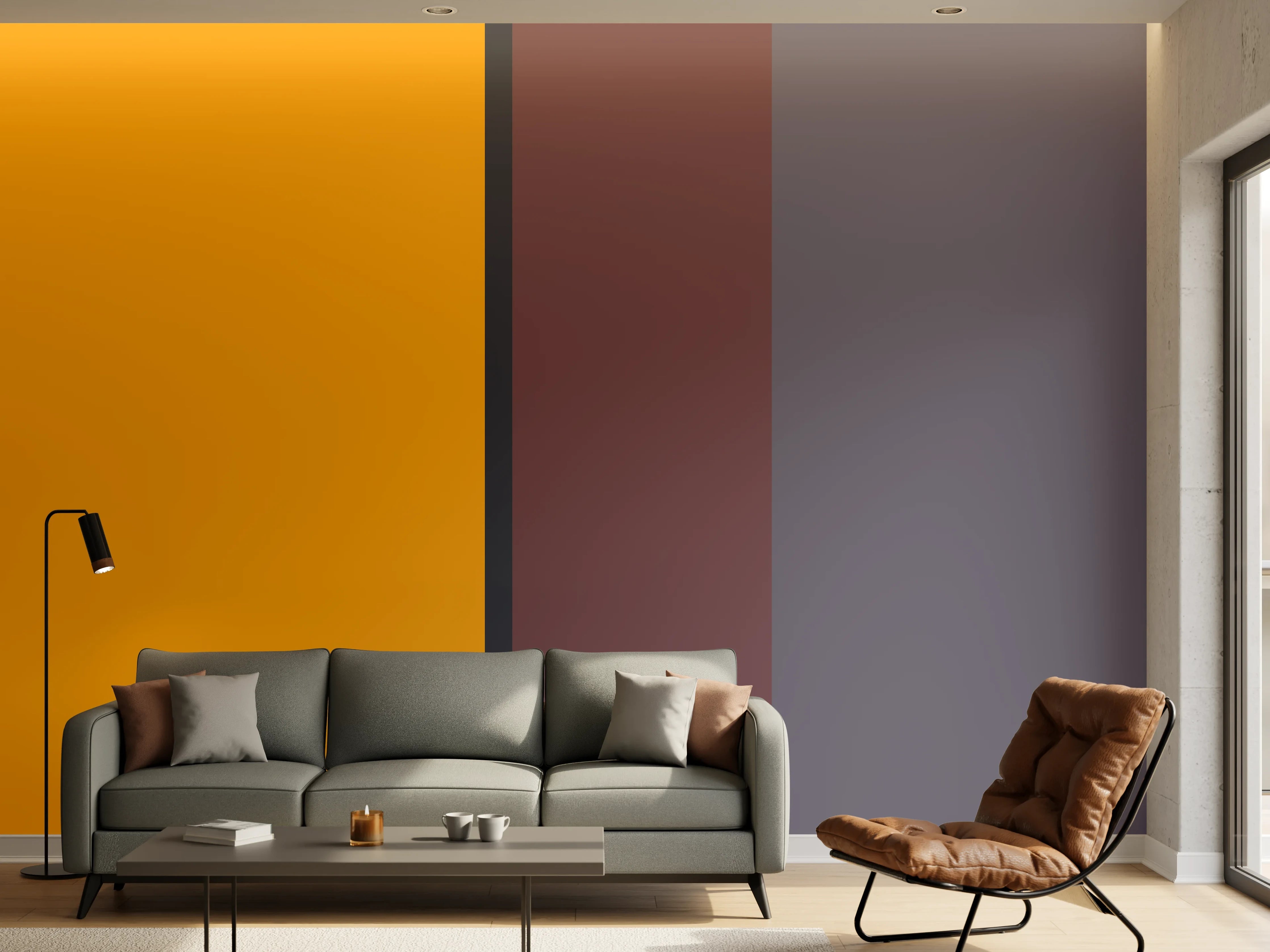 Wandverkleidung Wohnzimmer - The Retros - Vertikal - Cersai