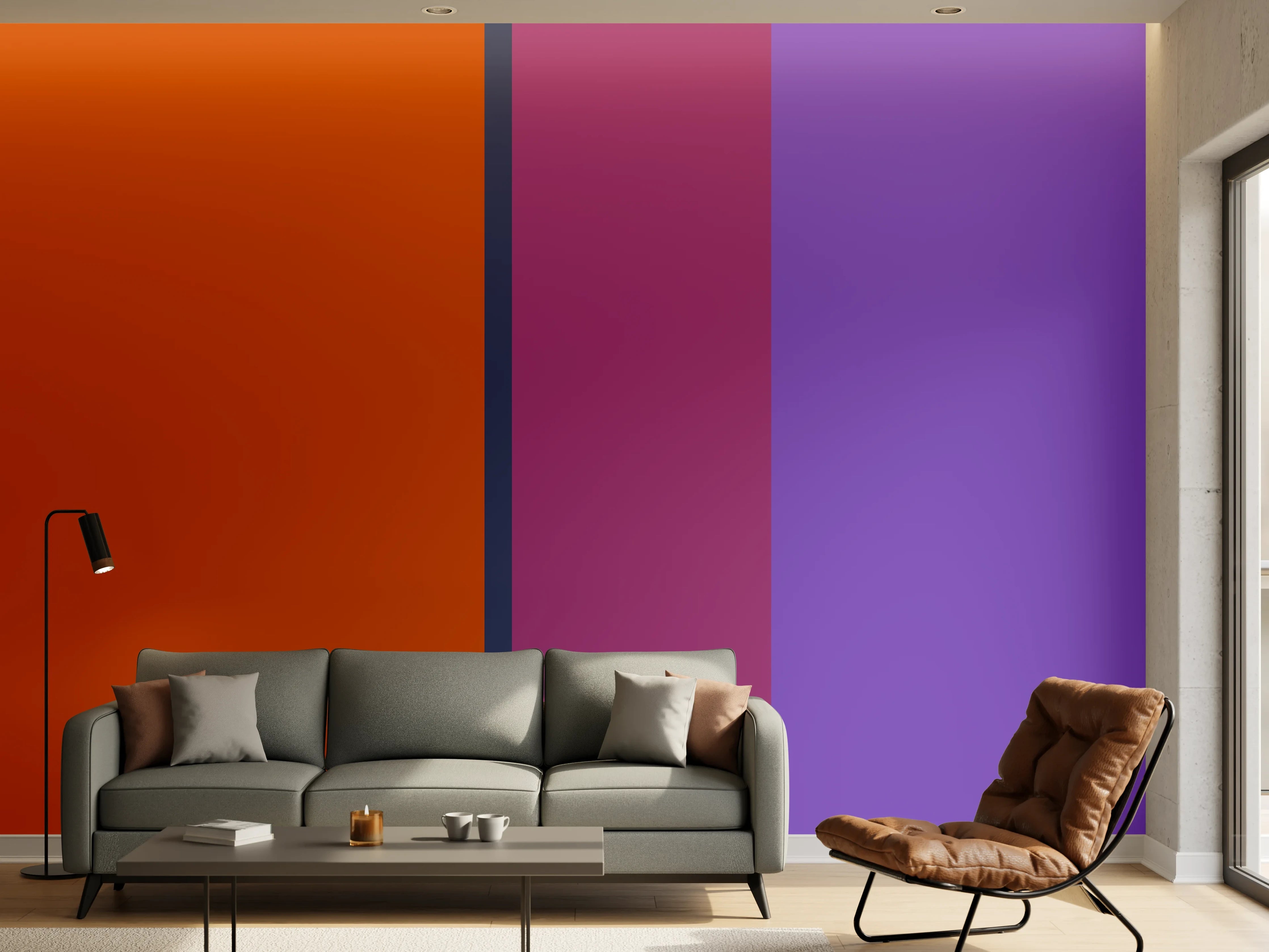 Wandverkleidung Wohnzimmer - The Retros - Vertikal - Sansa