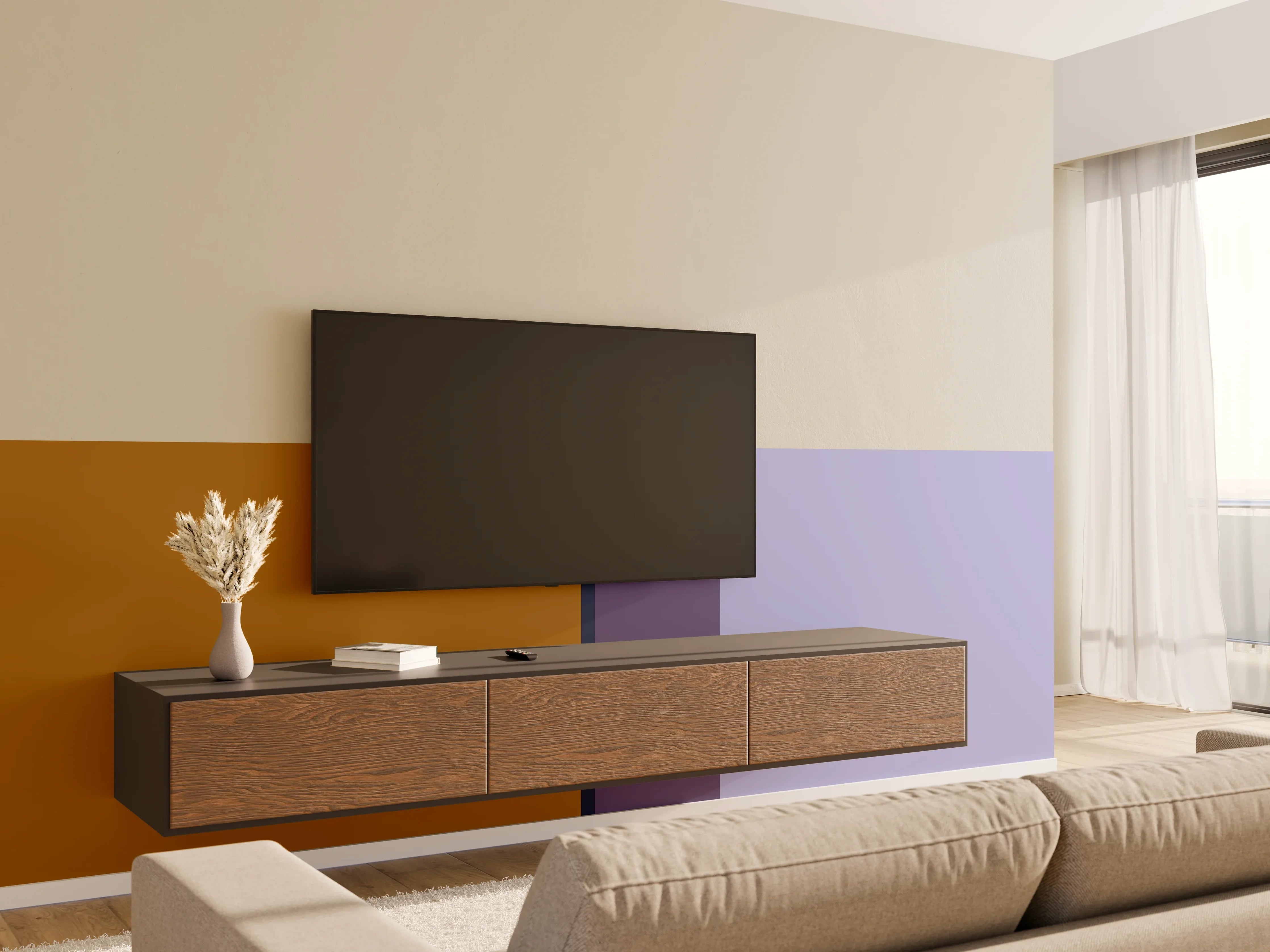 Wandverkleidung Wohnzimmer - The Retros - Vertikal - Tyrion