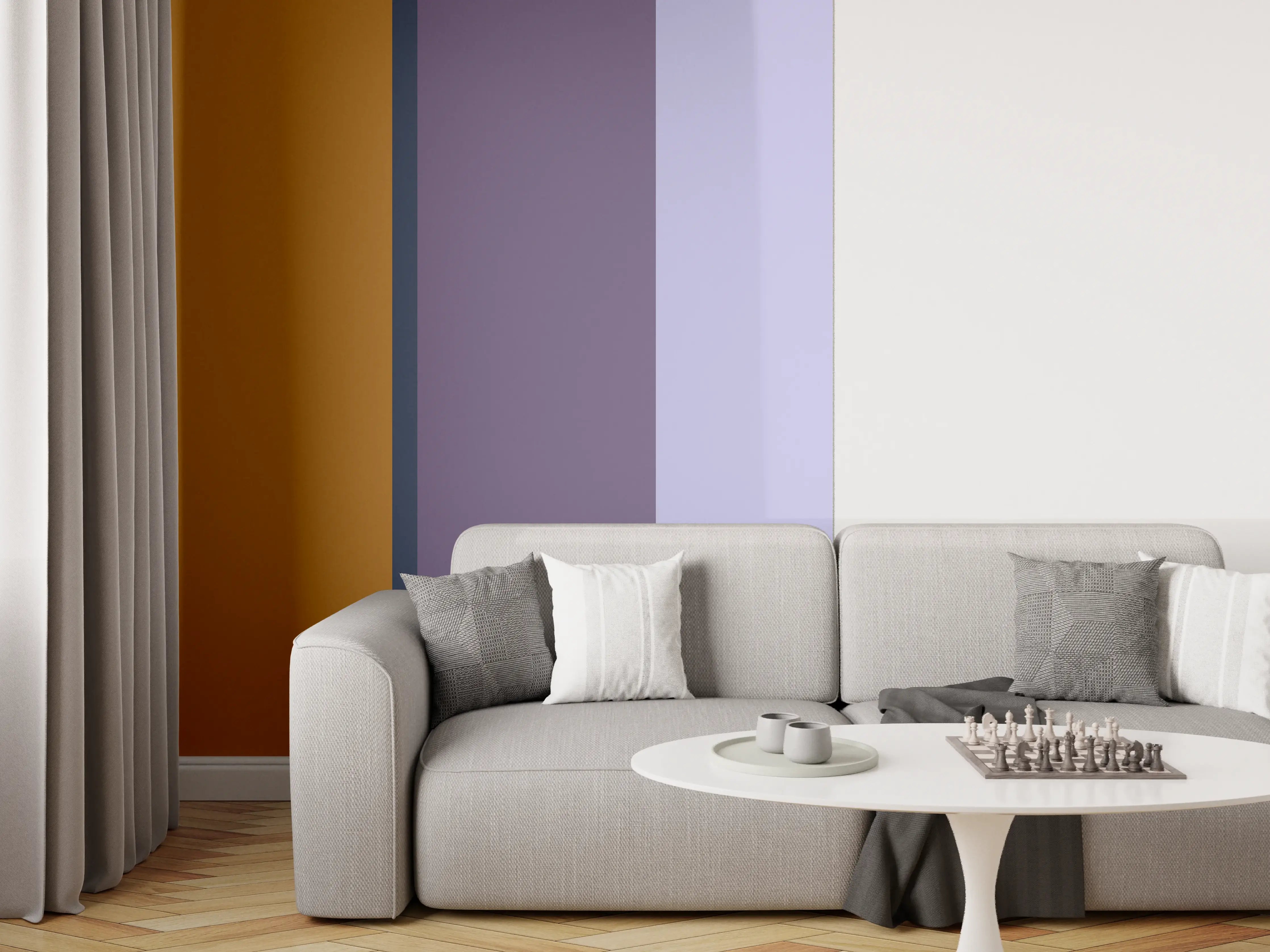 Wandverkleidung Wohnzimmer - The Retros - Vertikal - Tyrion