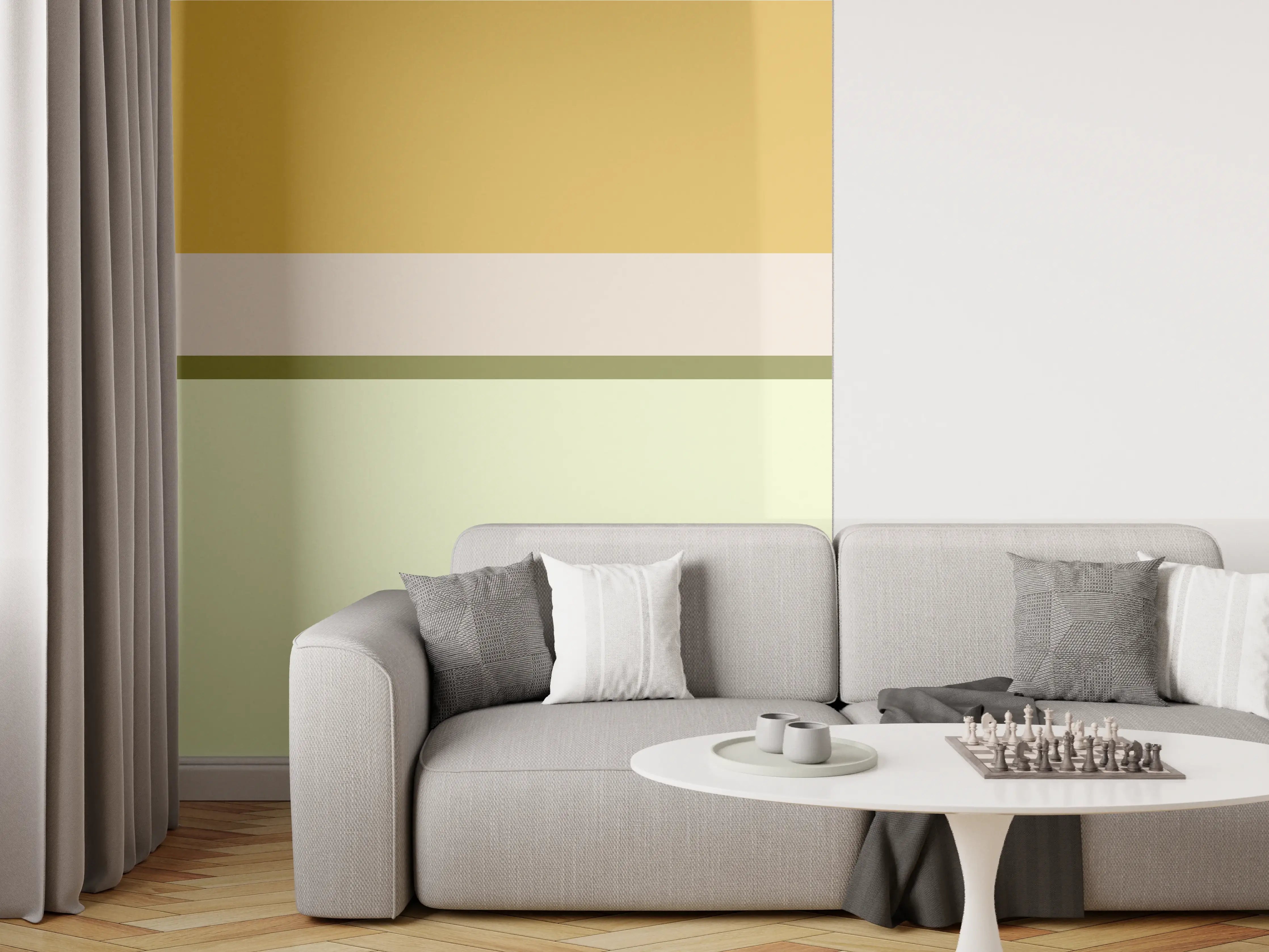 Wandverkleidung Wohnzimmer - The Springs - Horizontal - Birch