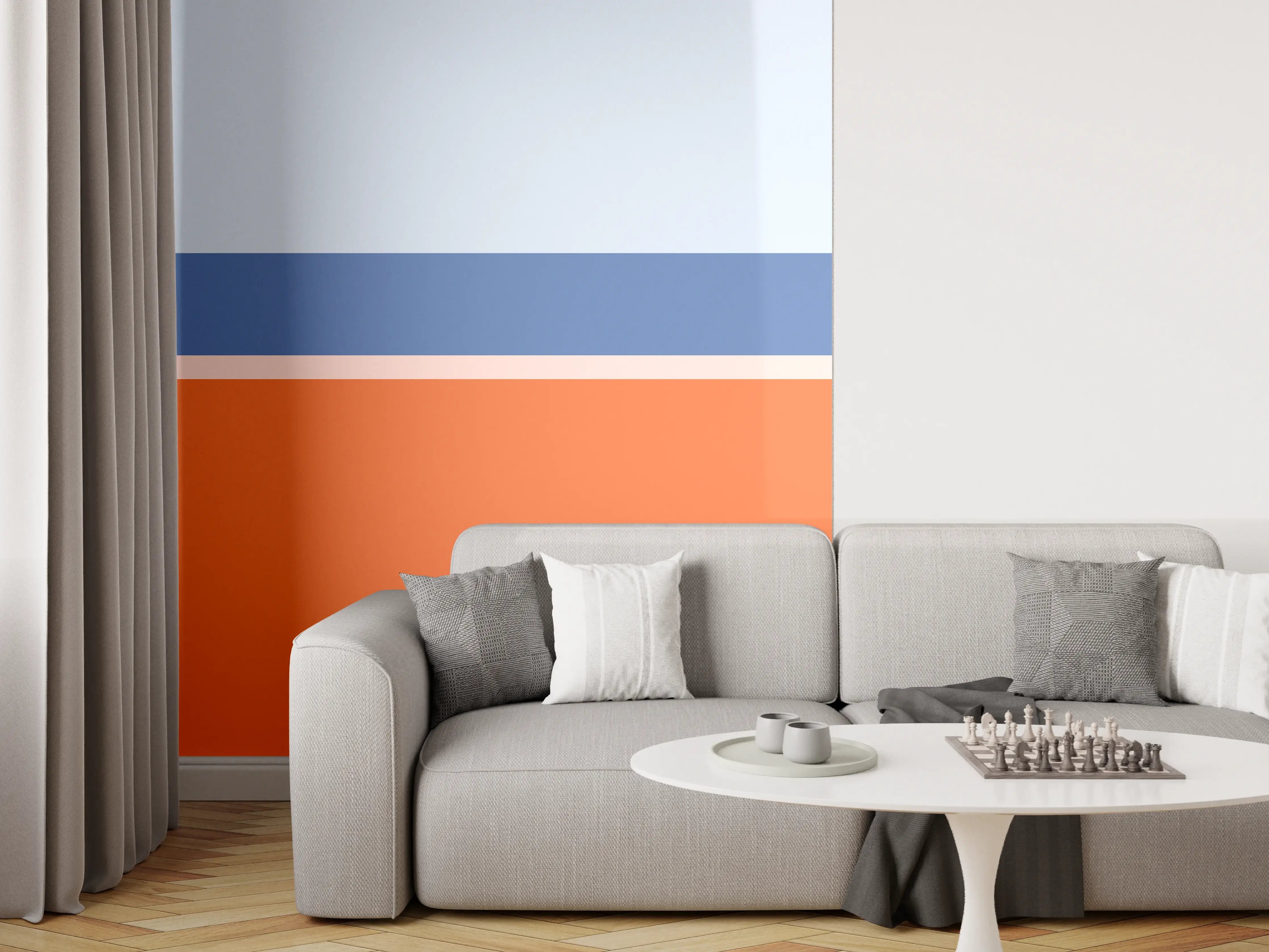 Wandverkleidung Wohnzimmer - The Springs - Horizontal - Crocus