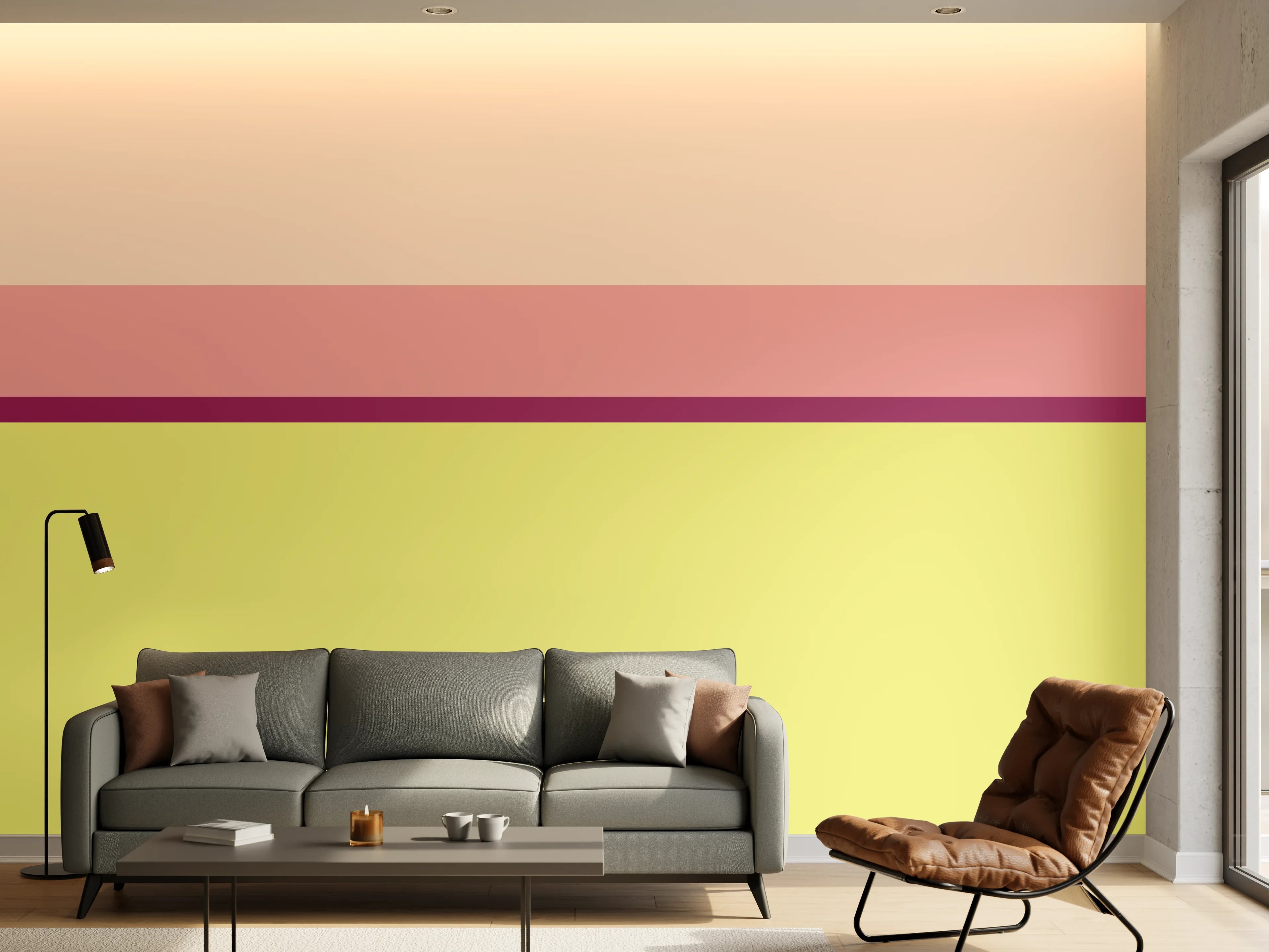 Wandverkleidung Wohnzimmer - The Springs - Horizontal - Tulip