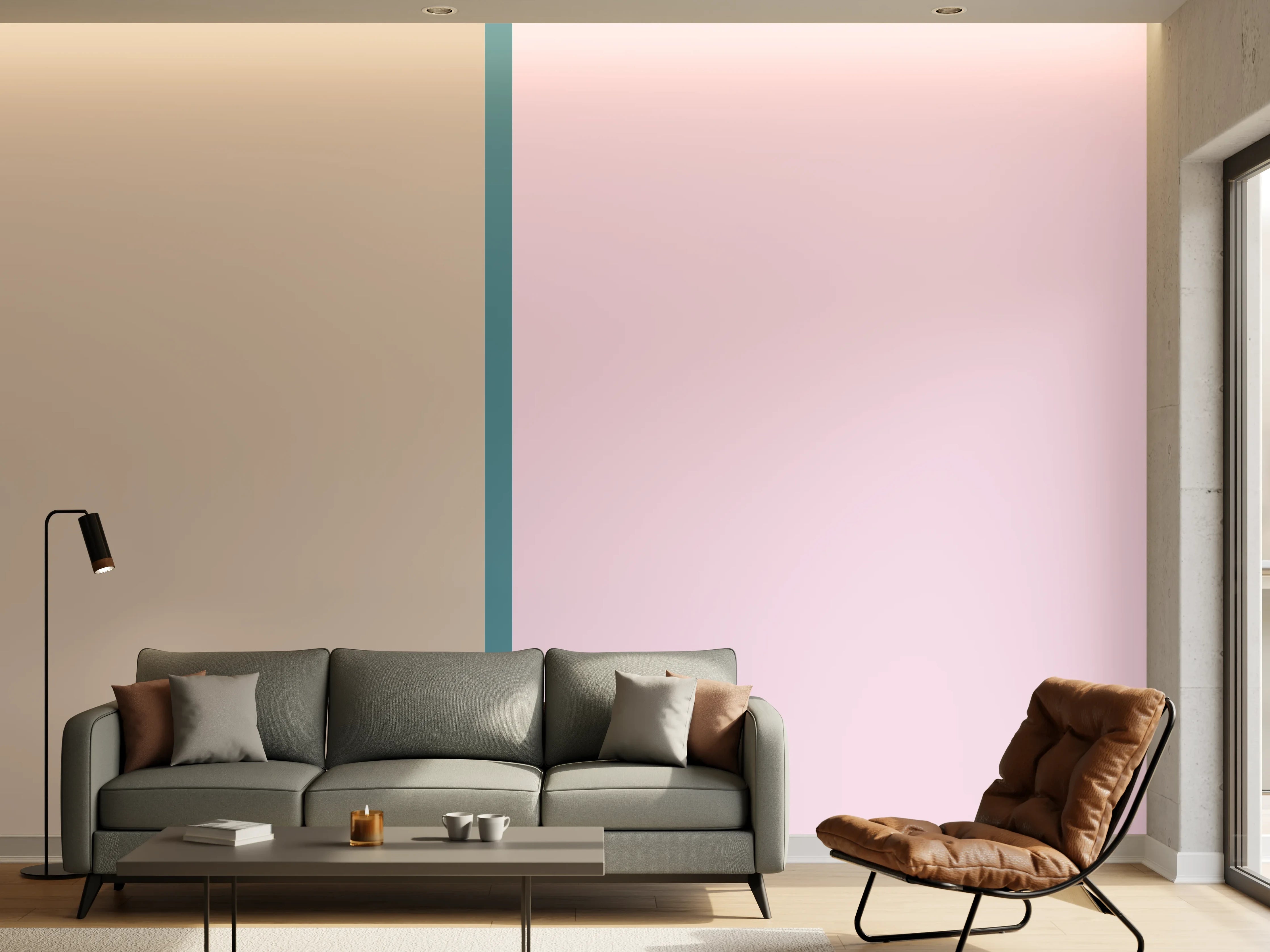 Wandverkleidung Wohnzimmer - The Vintages - Easy Vertikal - Daphne