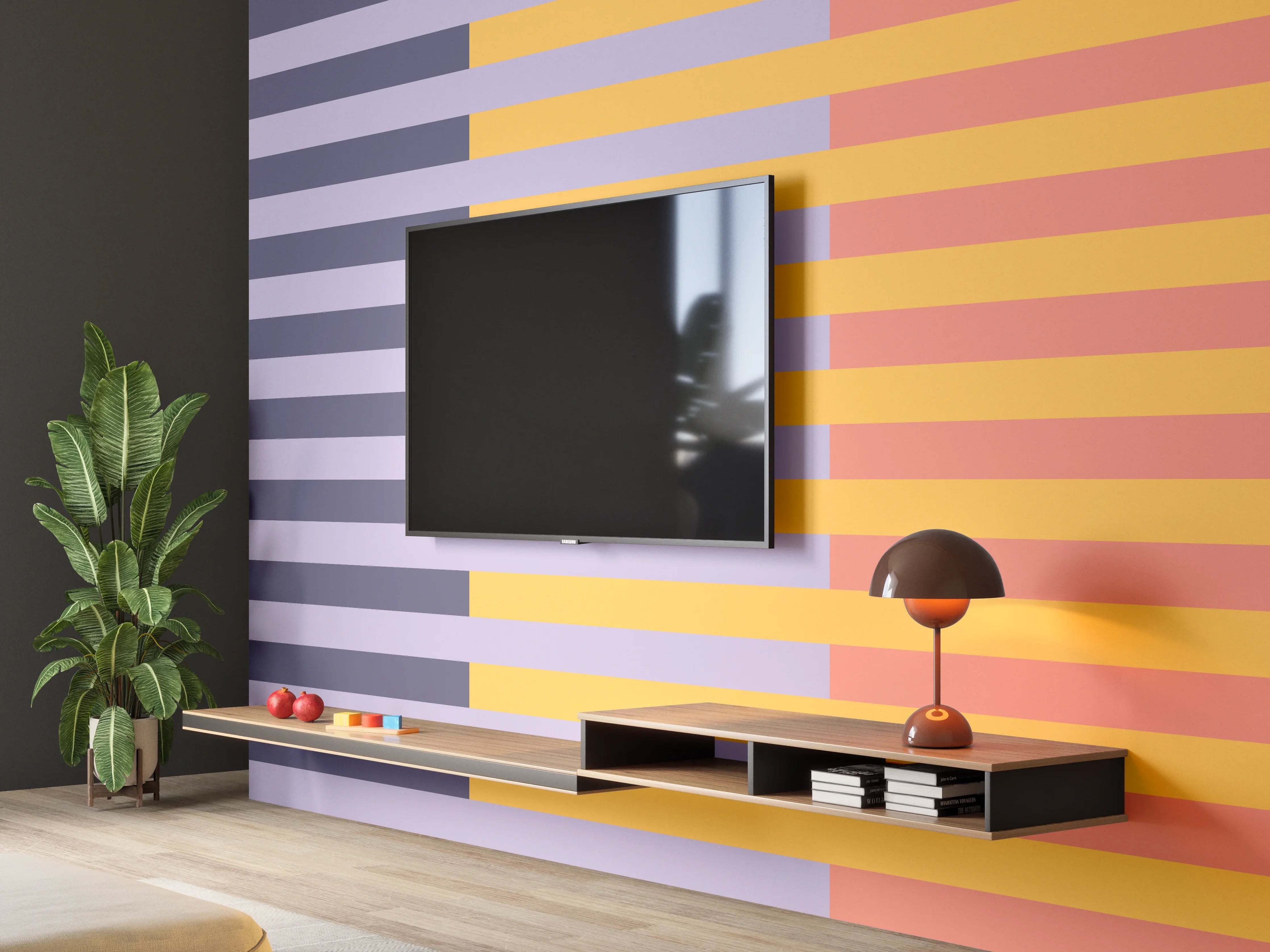 Wandverkleidung Wohnzimmer - The Vintages - Multy Stripes - Penelope