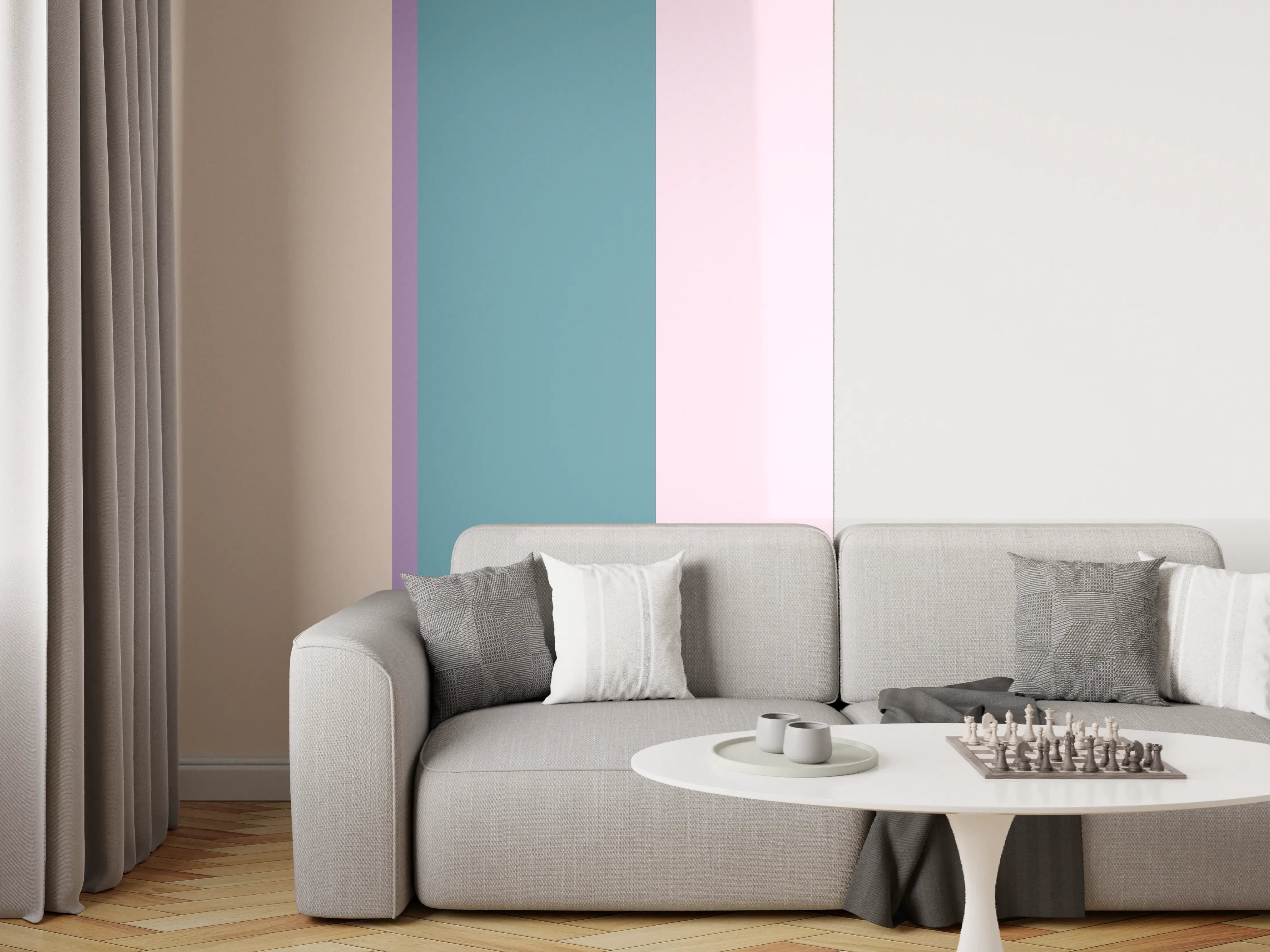 Wandverkleidung Wohnzimmer - The Vintages - Vertikal - Daphne