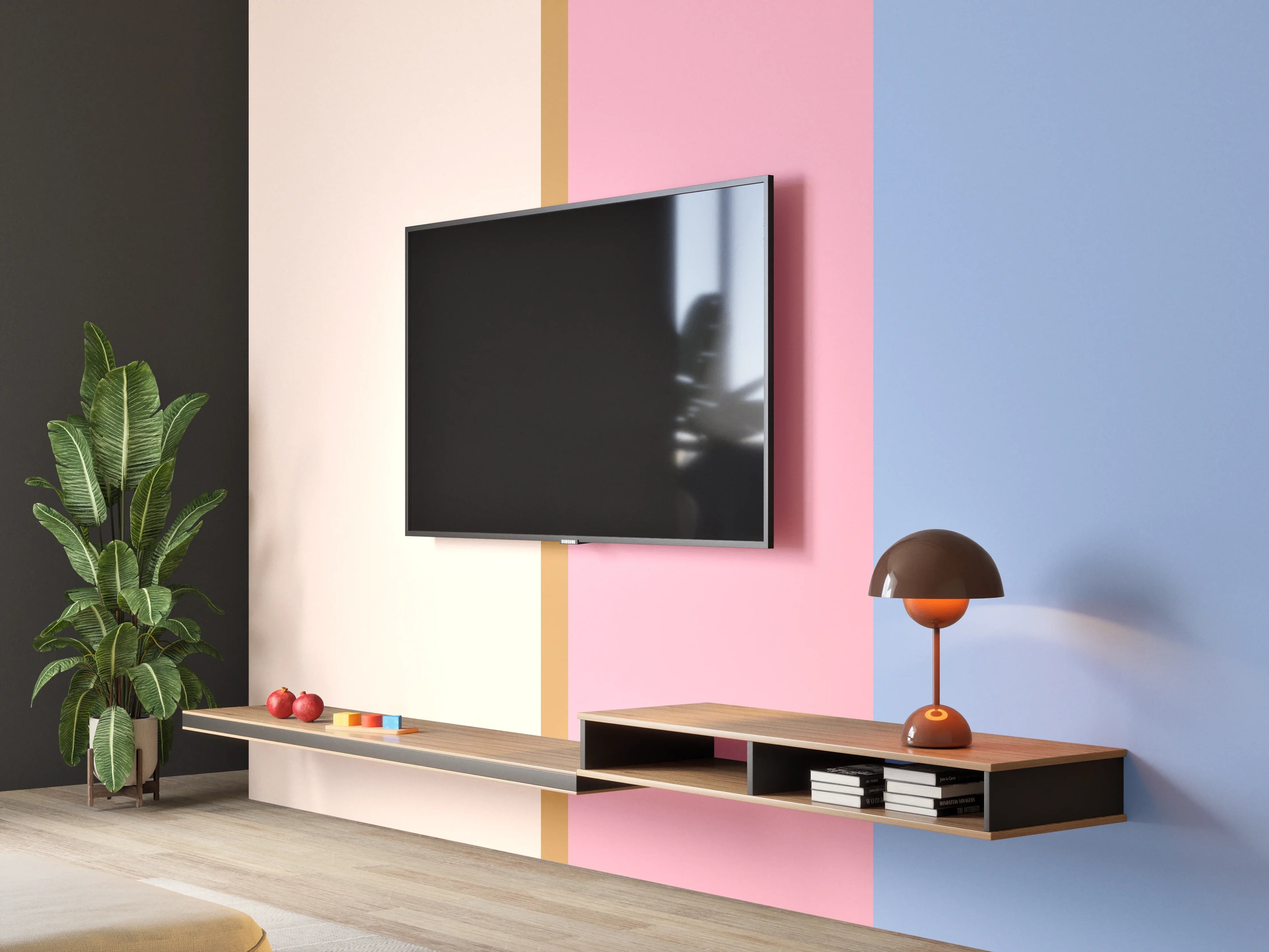 Wandverkleidung Wohnzimmer - The Vintages - Vertikal - Eloise