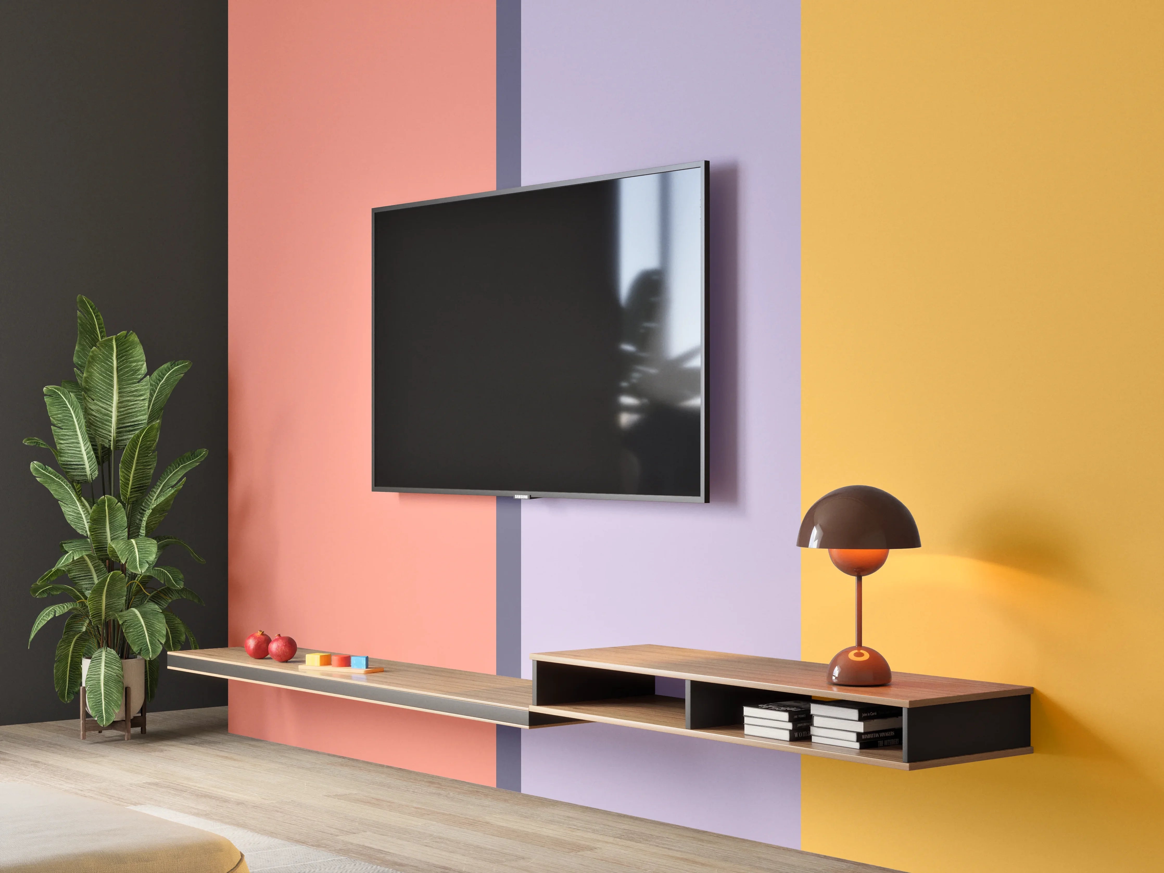 Wandverkleidung Wohnzimmer - The Vintages - Vertikal - Penelope