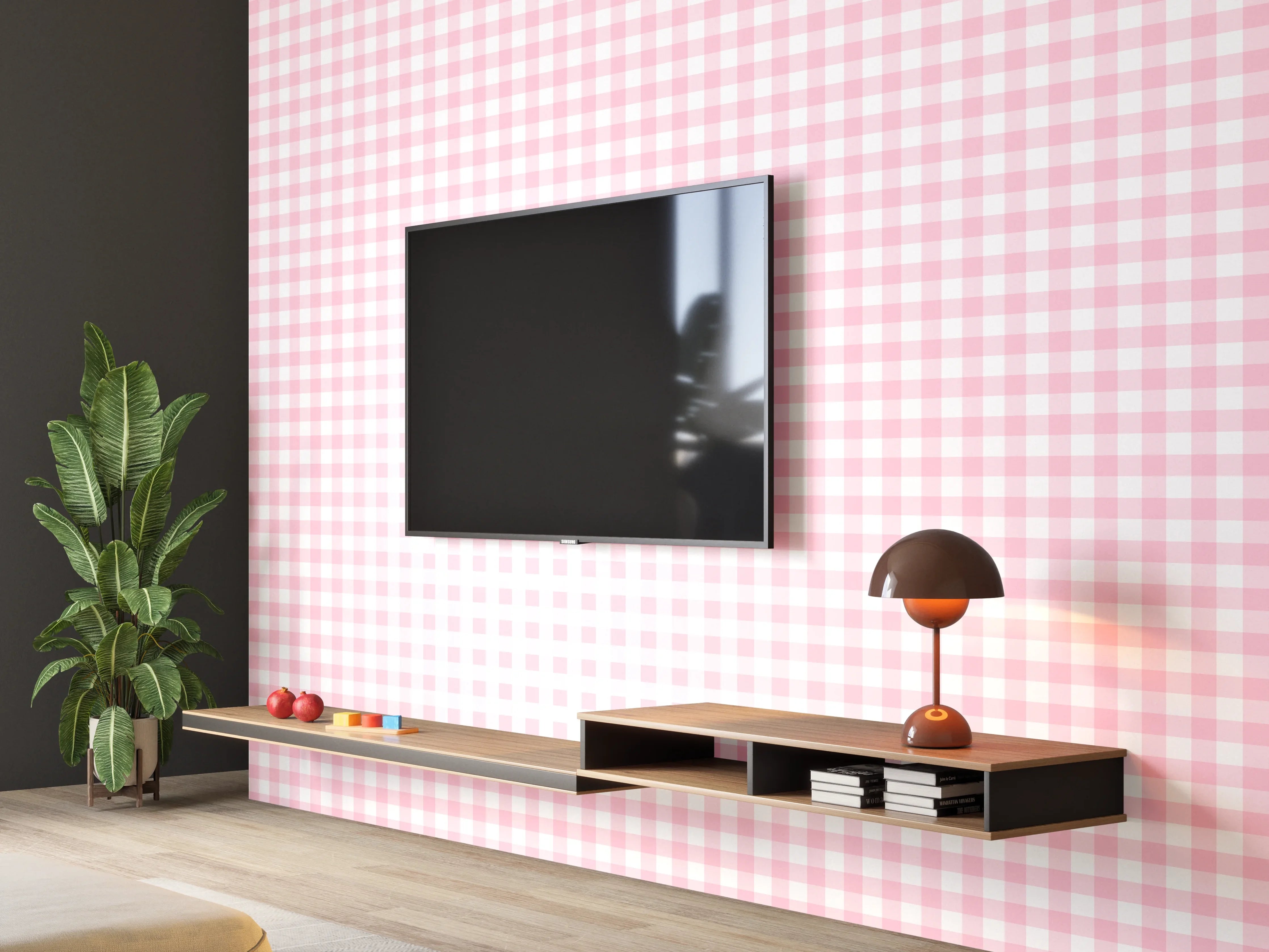 Wandverkleidung Wohnzimmer - Titel des Bildes