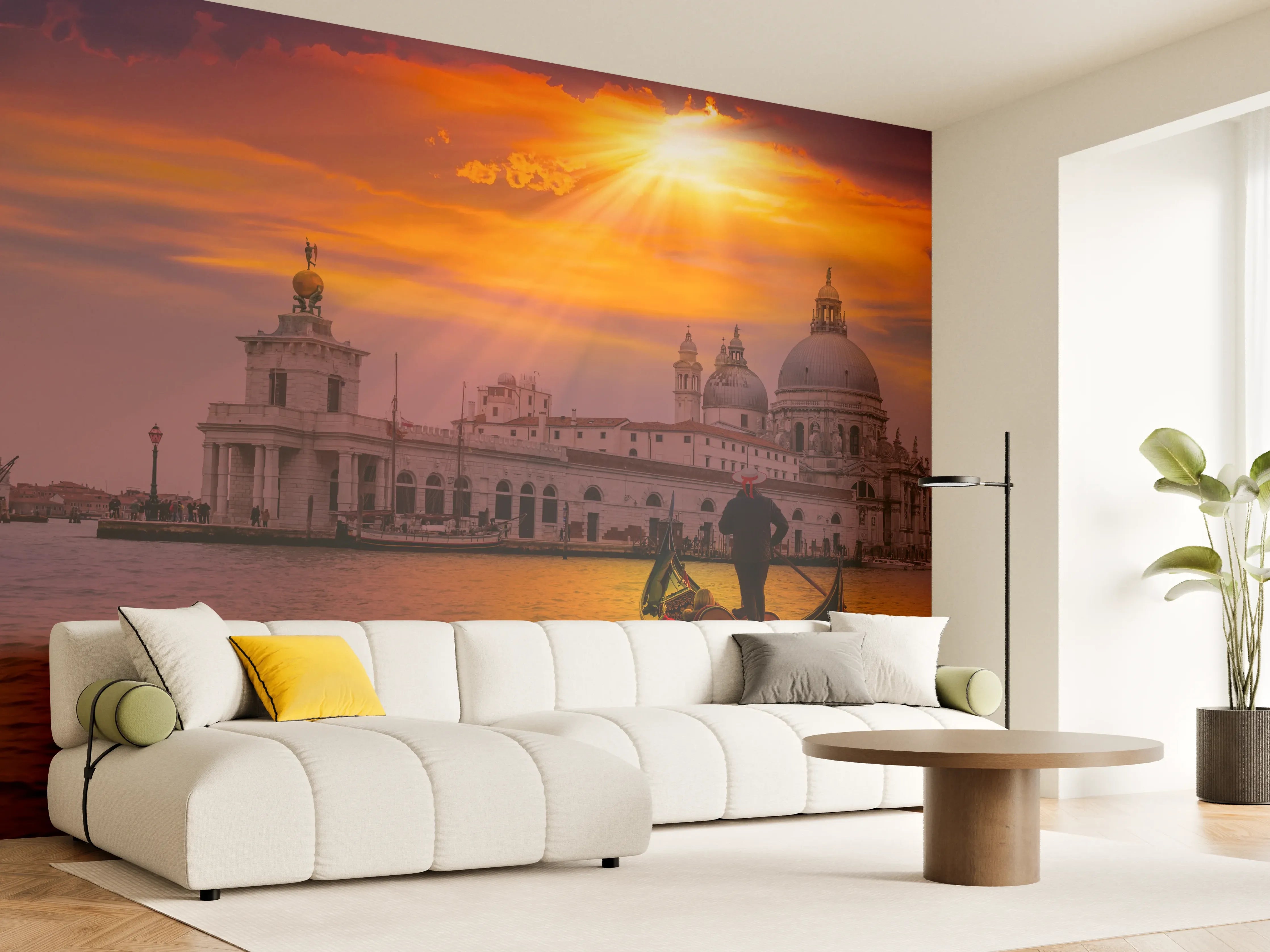 Wandverkleidung Wohnzimmer - Venetian Sunset Over San Giorgio Maggiore
