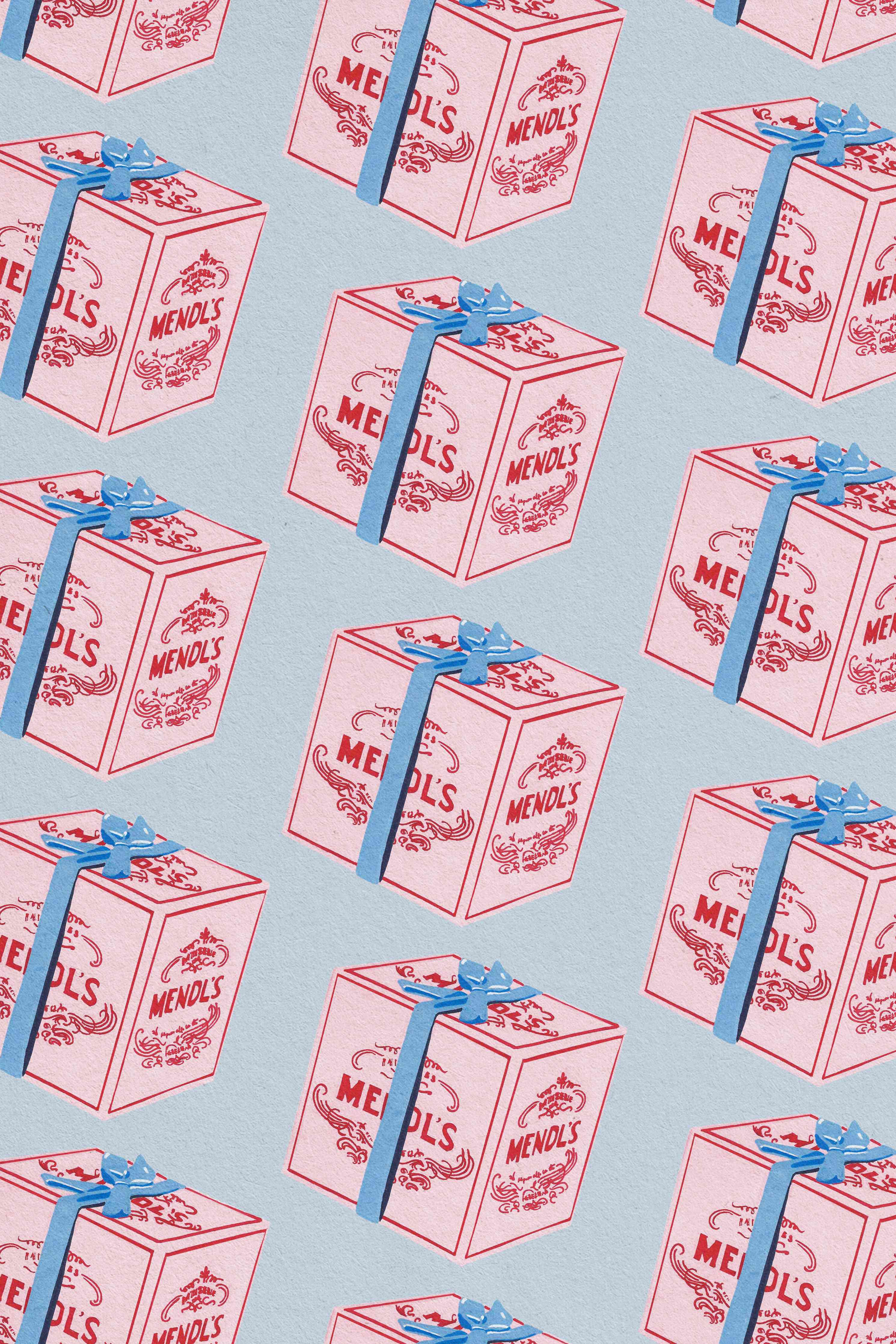 Wandverkleidung Wohnzimmer-Verspielte Geschenkboxen im Retro-Stil