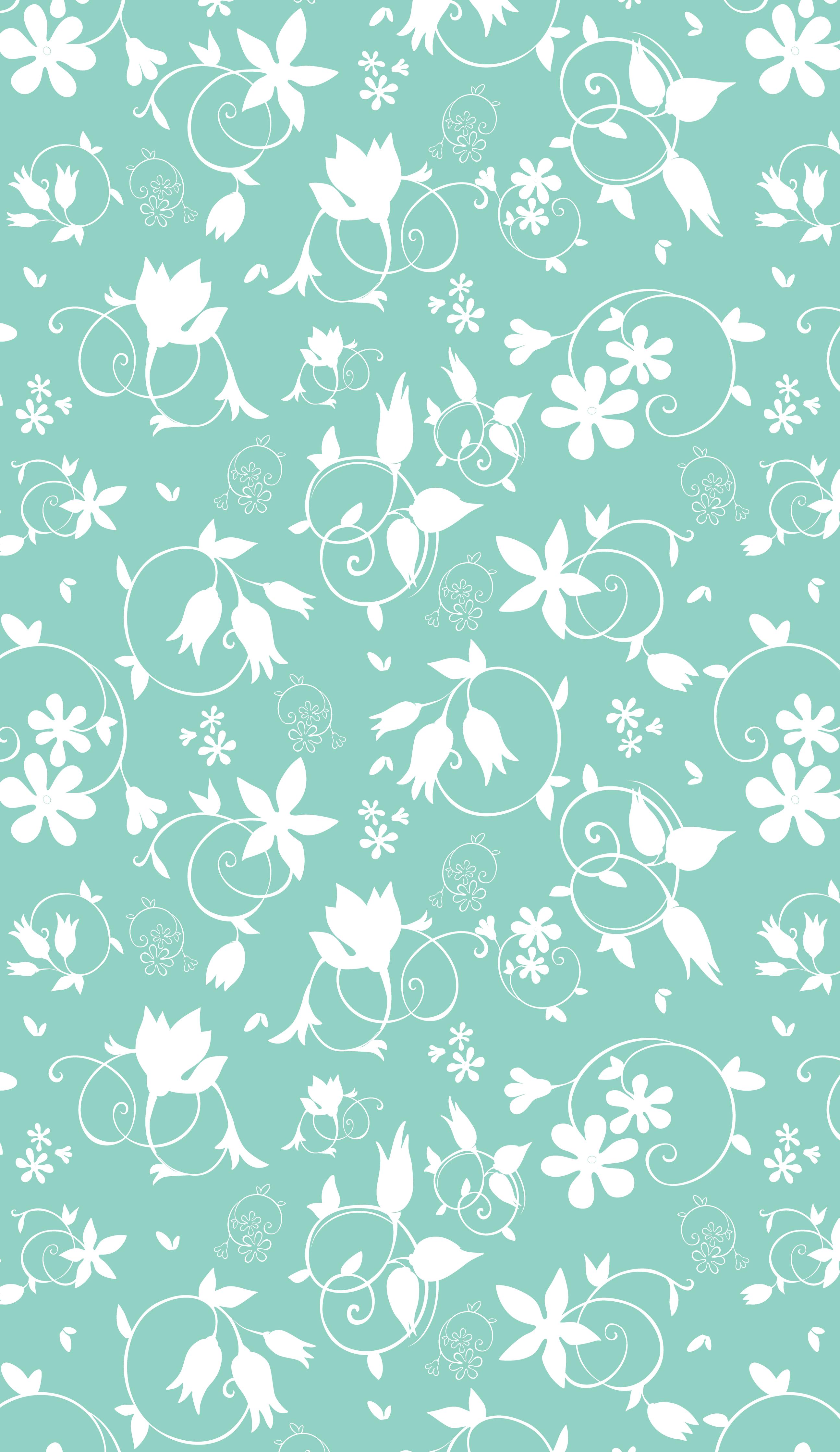 Wandverkleidung Wohnzimmer-Verspielter Blumendesign – Frische Tapetenoptik