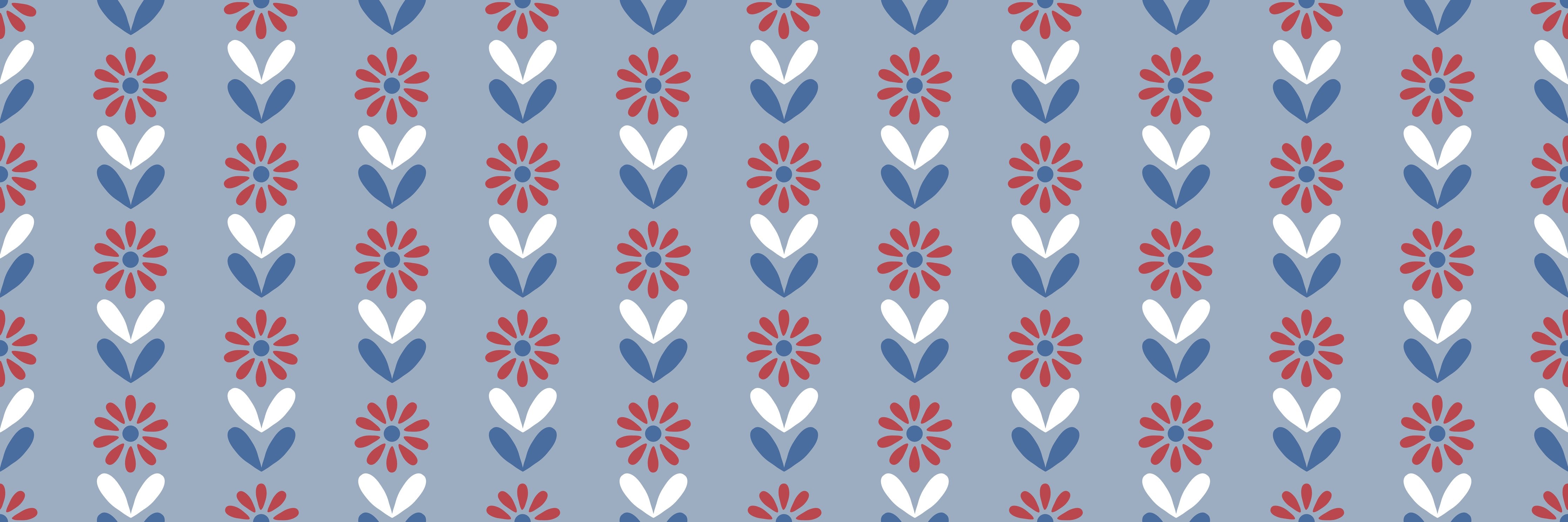 Wandverkleidung Wohnzimmer-Vintage Bloom Gänseblümchen Tapete