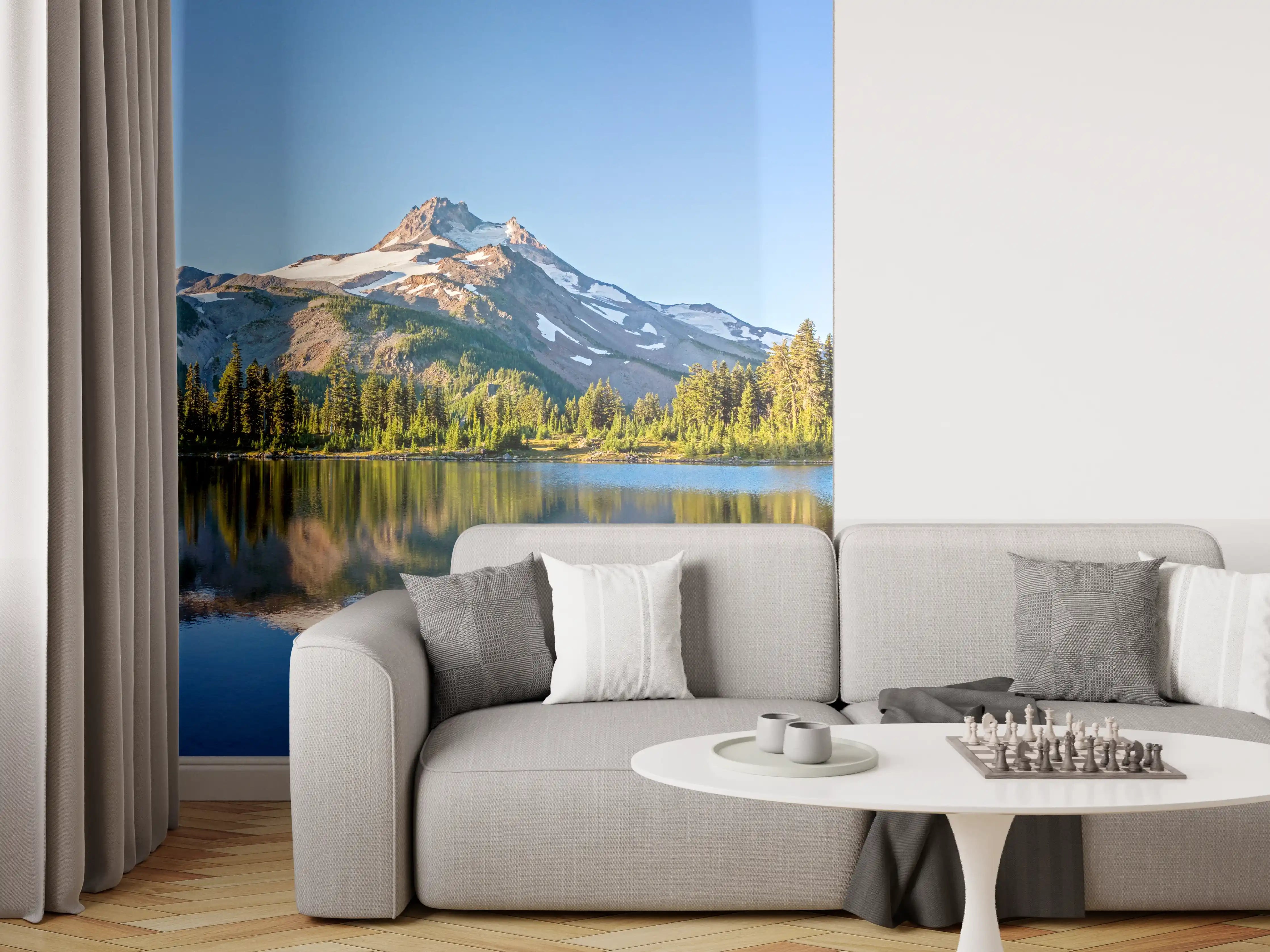 Wandverkleidung Wohnzimmer - Vulkanischer Berg Jefferson Park USA