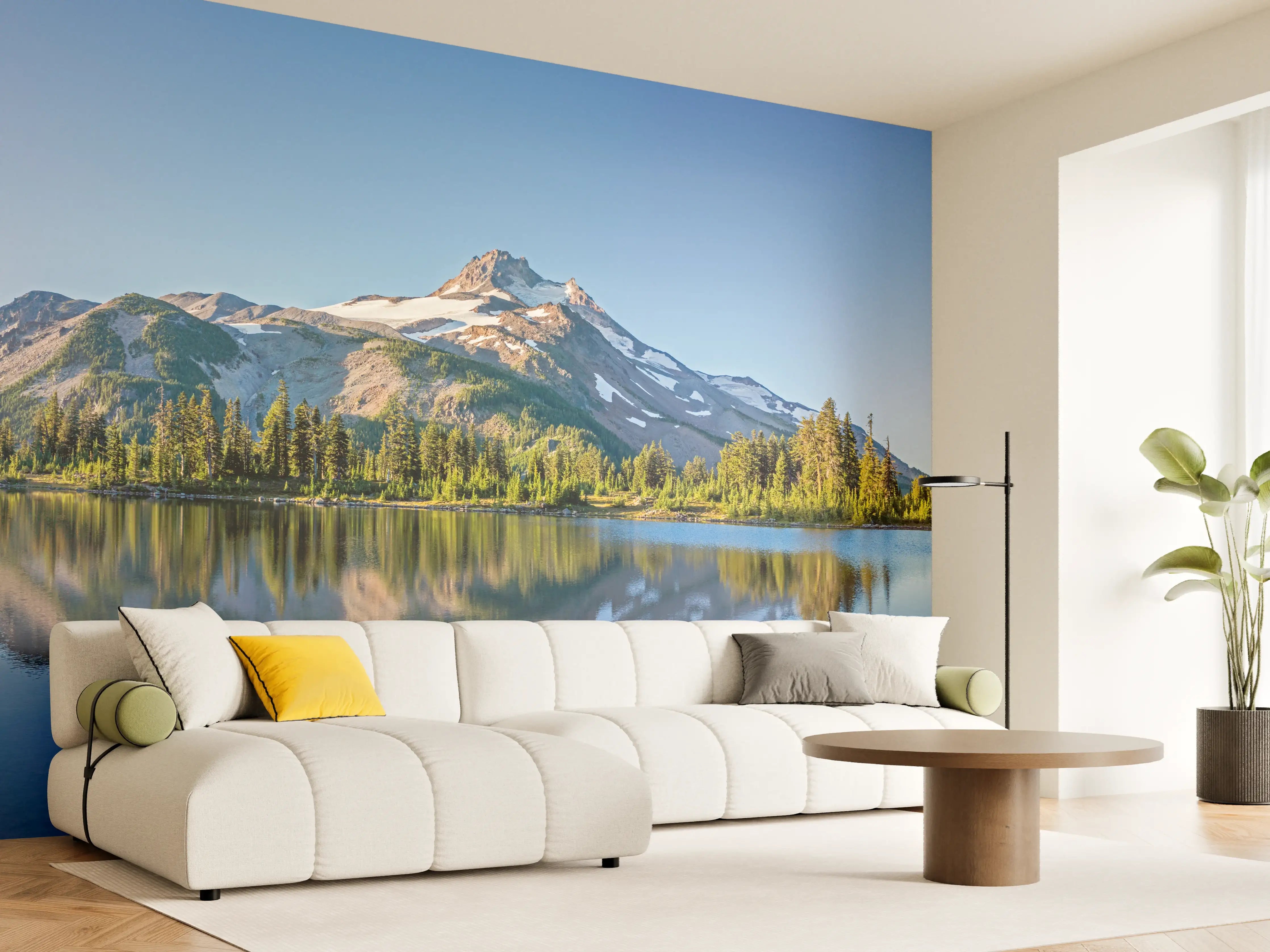 Wandverkleidung Wohnzimmer - Vulkanischer Berg Jefferson Park USA