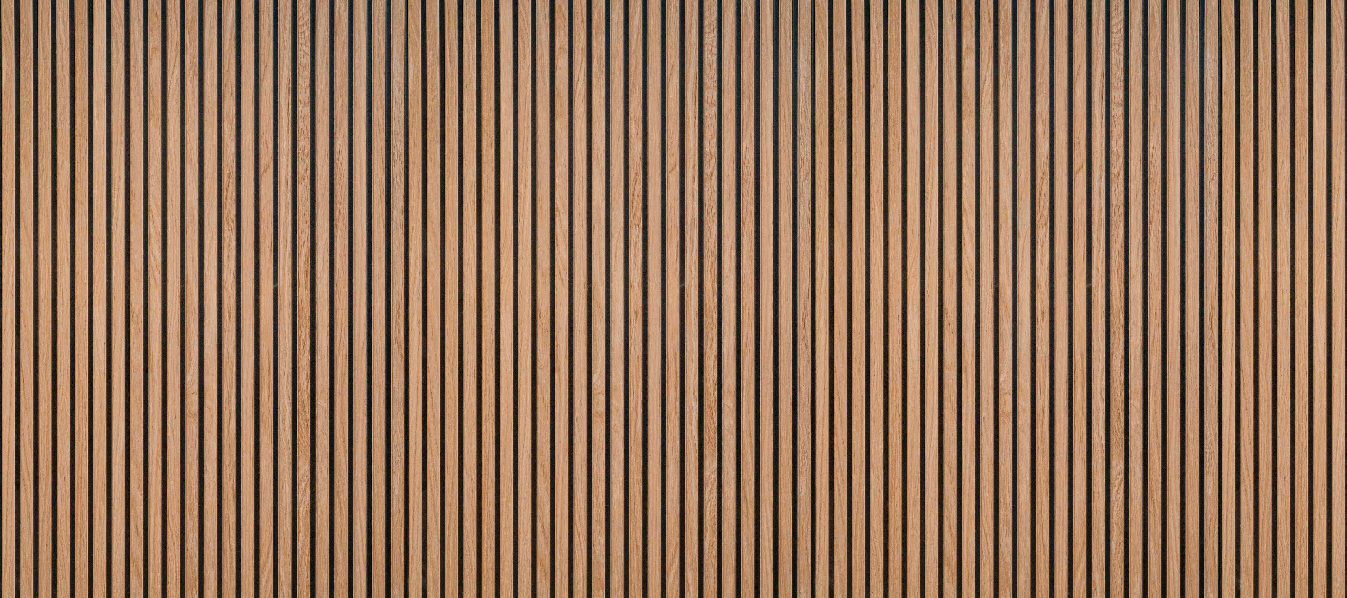 Wandverkleidung Wohnzimmer-Warme Holzlamellen