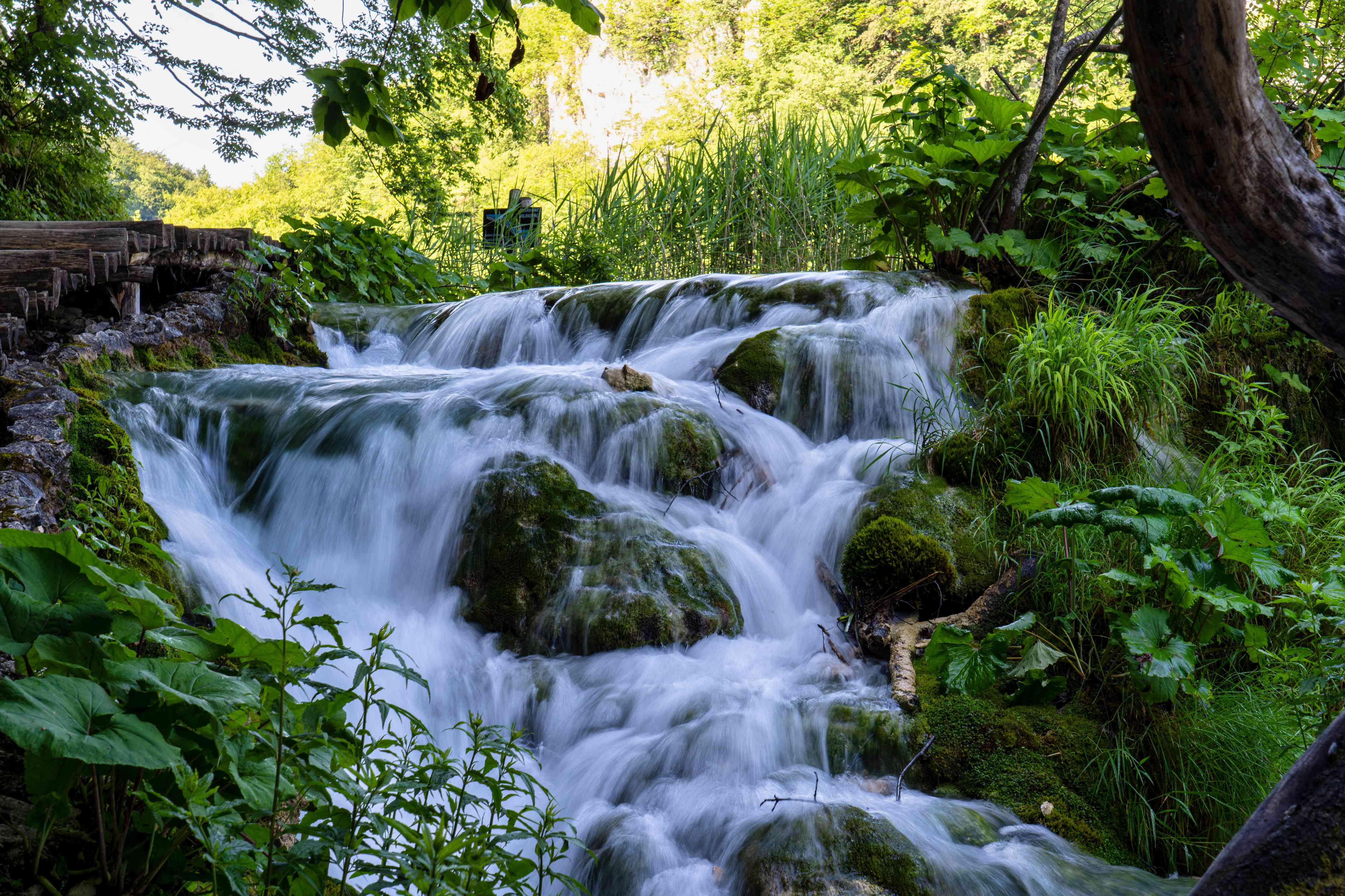 Wandverkleidung Wohnzimmer-Wasserfall im Nationalpark Plitvicer Seen