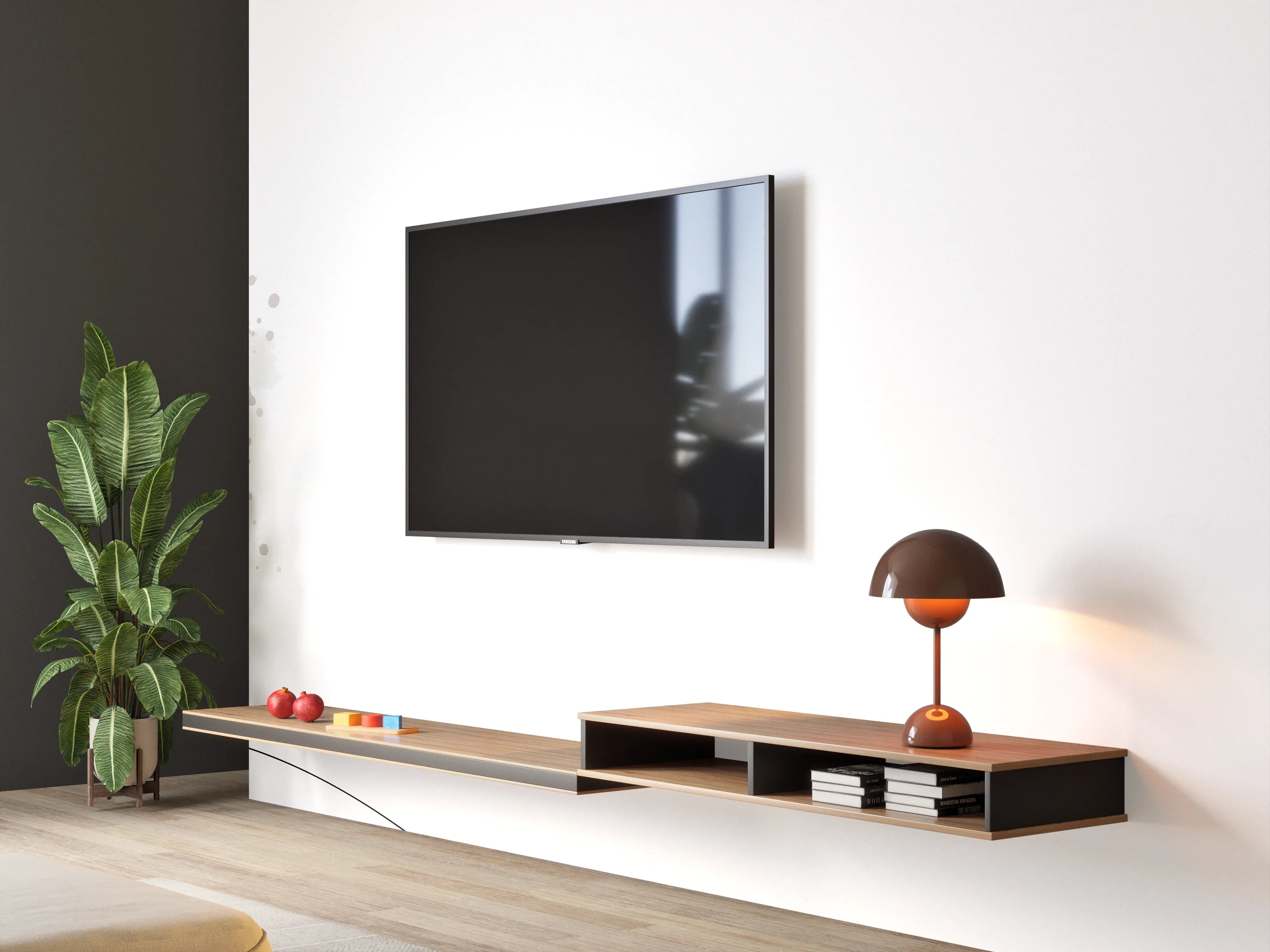 Wandverkleidung Wohnzimmer - Weiß-Graue Eleganz Textur