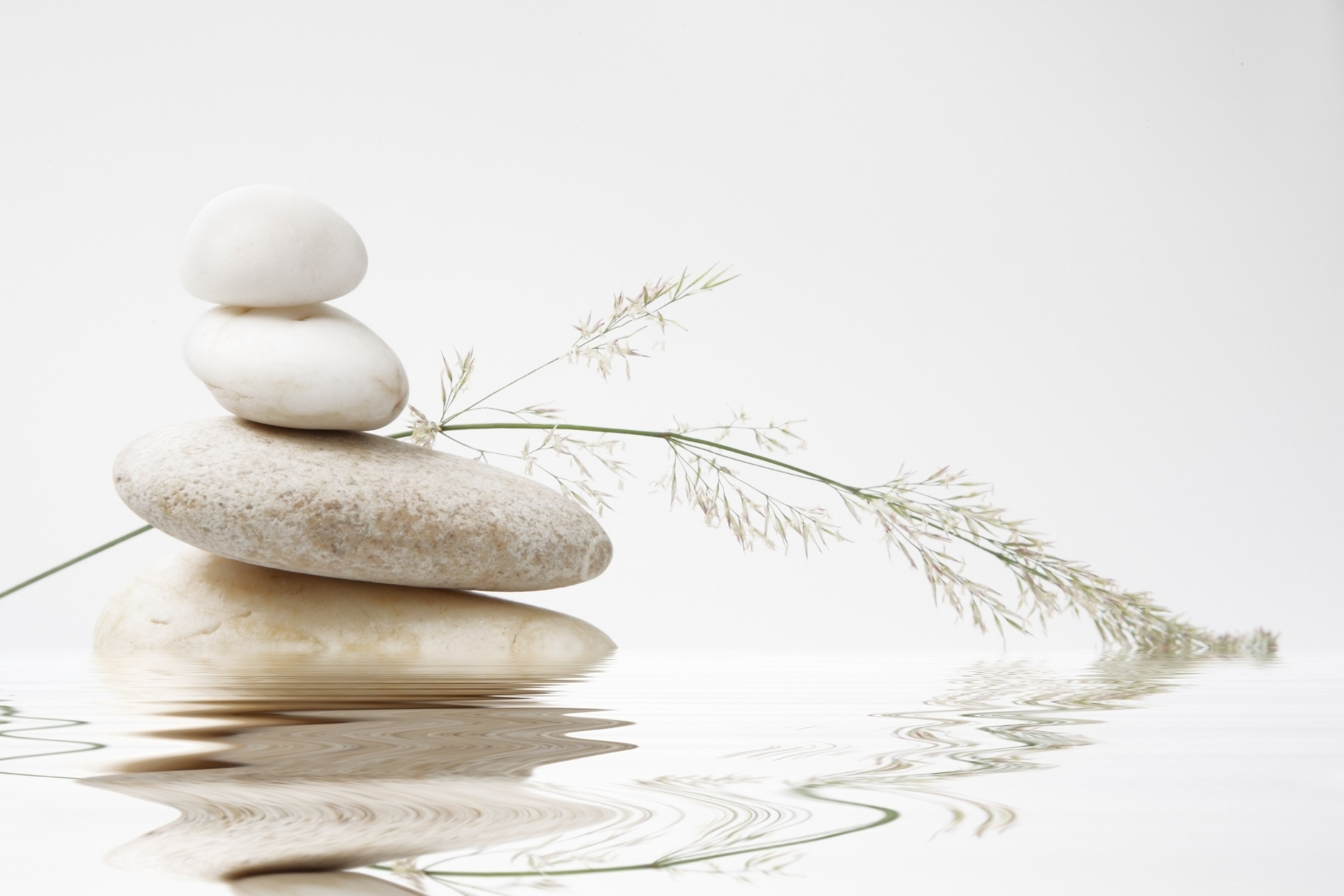 Wandverkleidung Wohnzimmer-Zen Steine und Naturmotiv