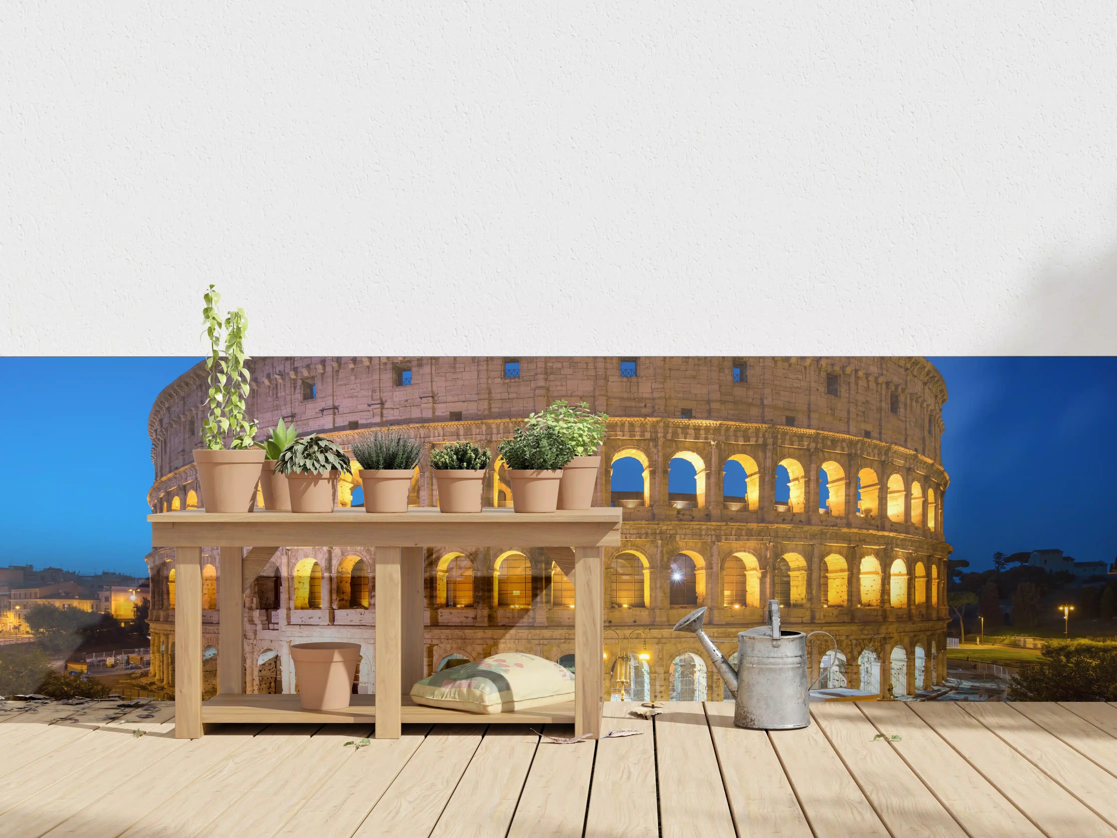 Wandverkleidung außen -  Kolosseum in Rom - Italien