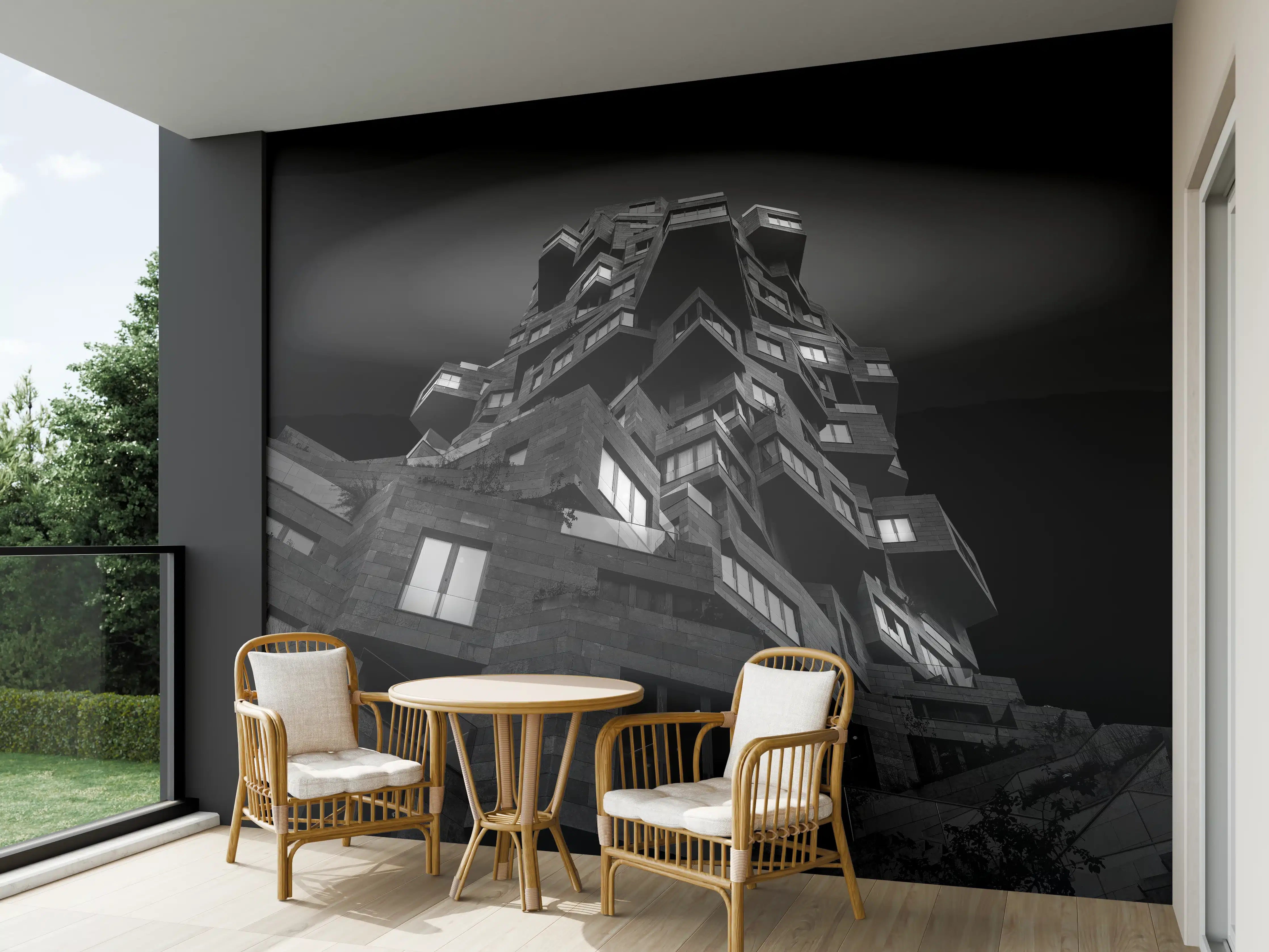Wandverkleidung außen - Abstrakte Architektur 