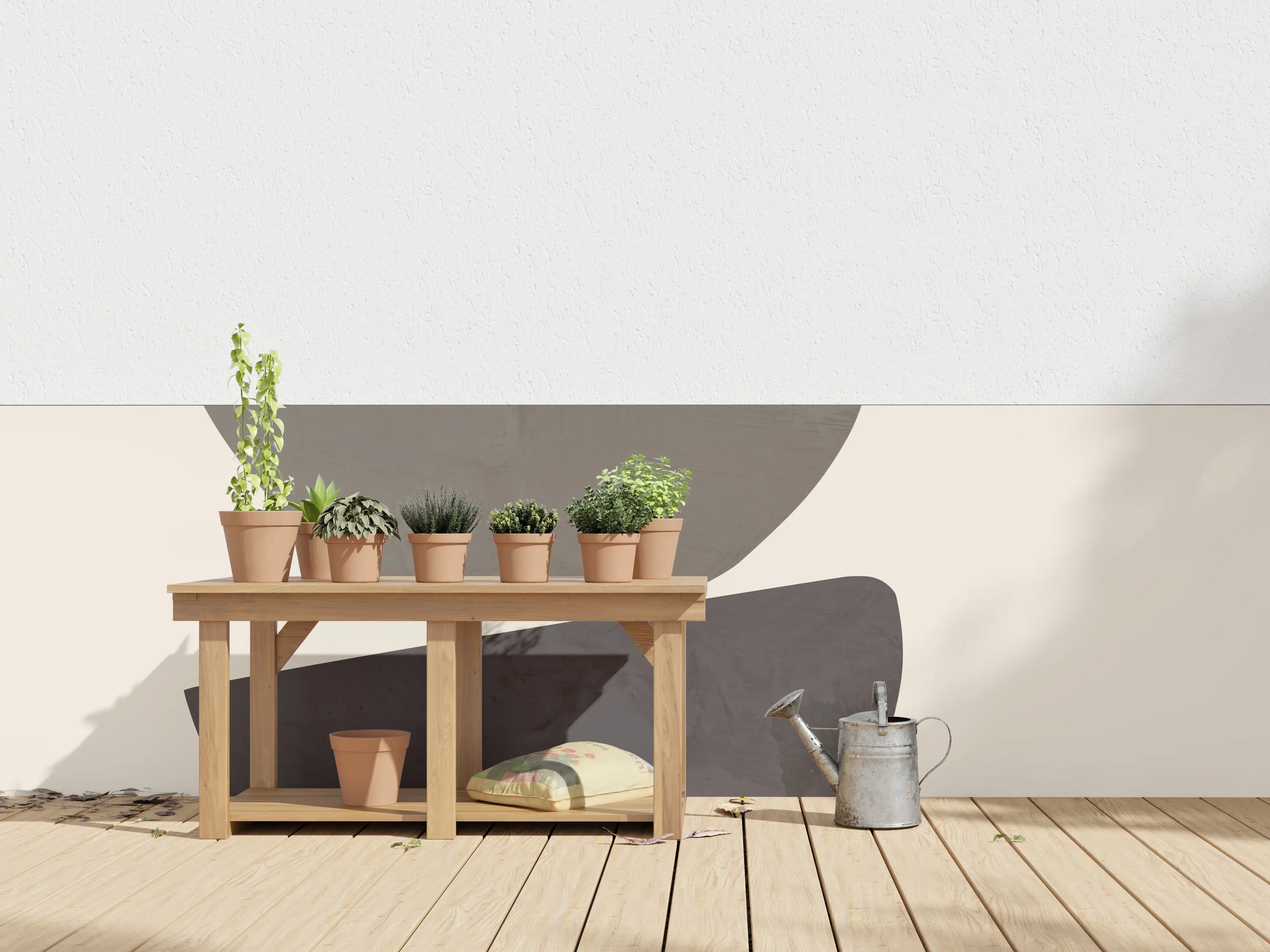 Wandverkleidung außen - Abstrakte Geometrie Balance