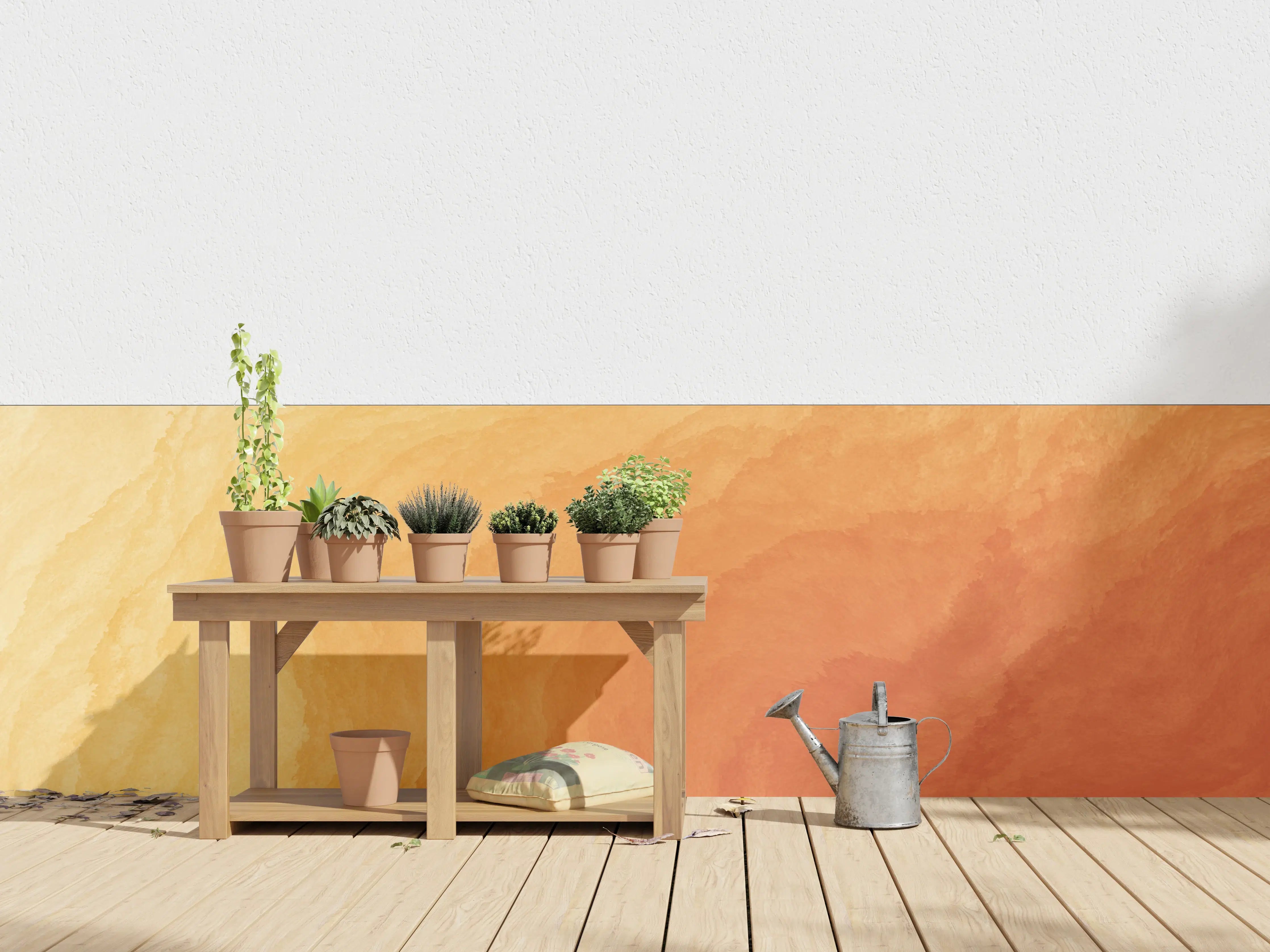 Wandverkleidung außen - Abstrakte Kunst - Aquarell