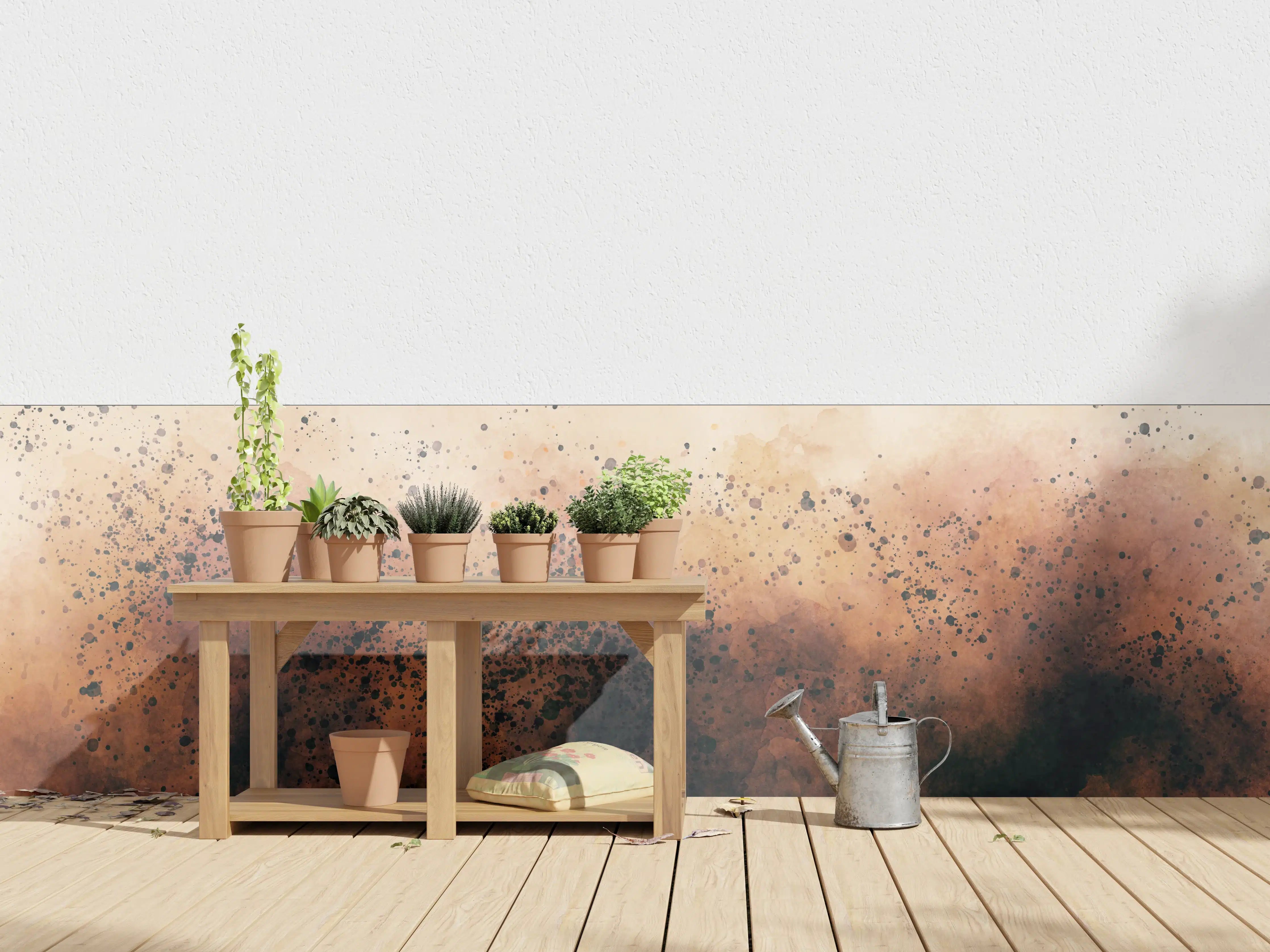 Wandverkleidung außen - Abstrakte Rauchfarben Explosion