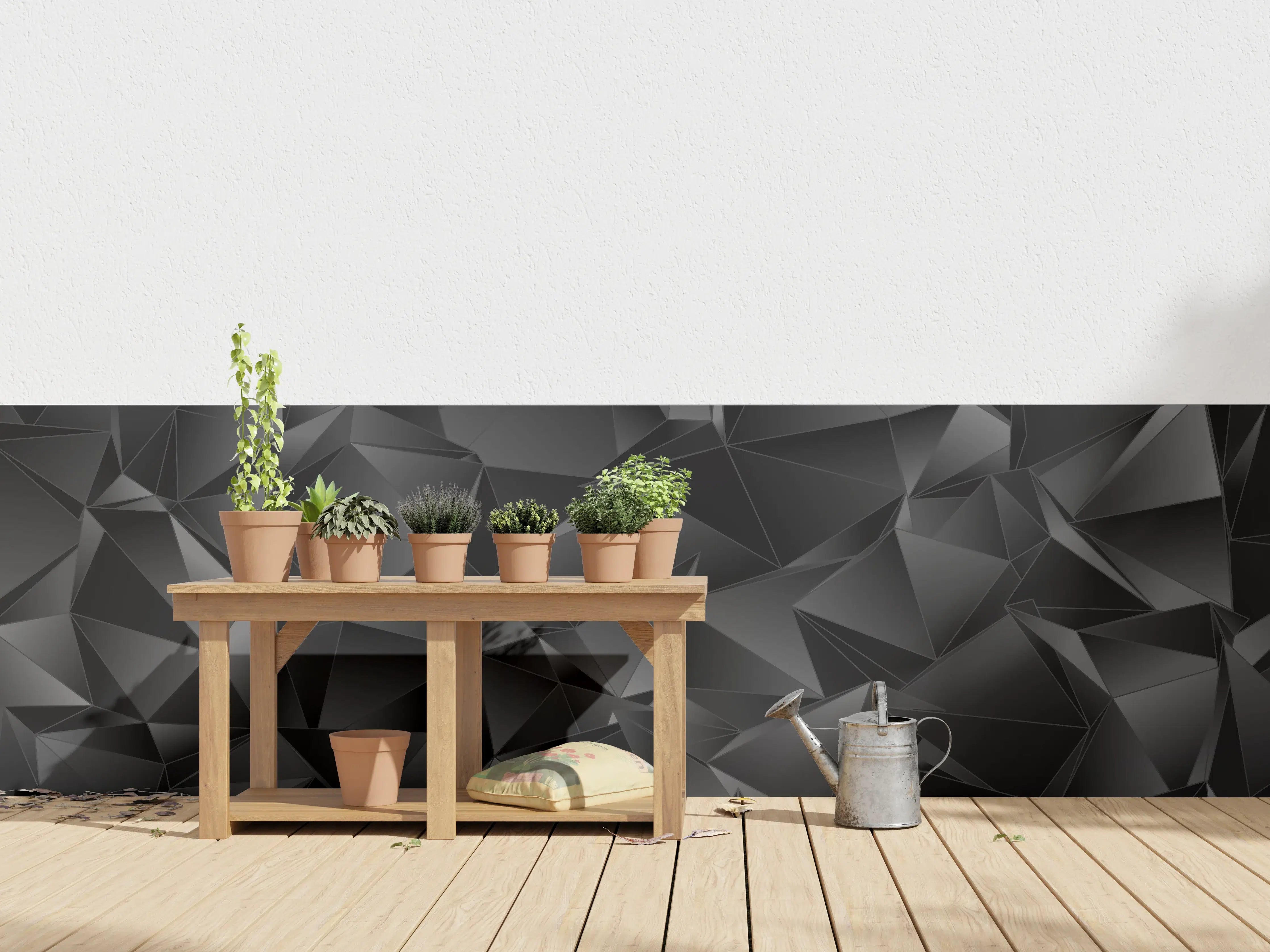 Wandverkleidung außen - Abstrakter Hintergrund Polygonale Textur