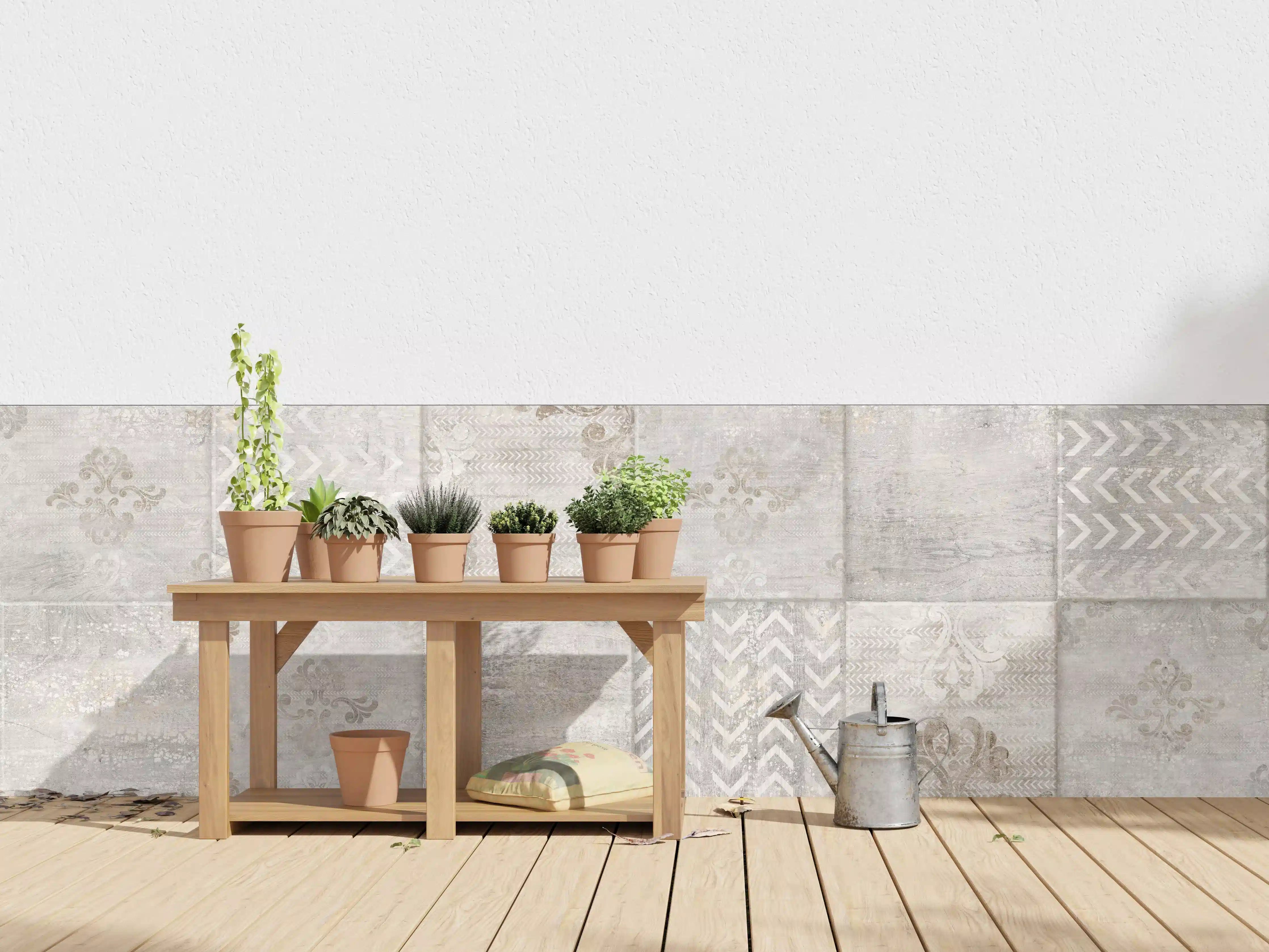 Wandverkleidung außen - Abstrakter Mosaik Hintergrund