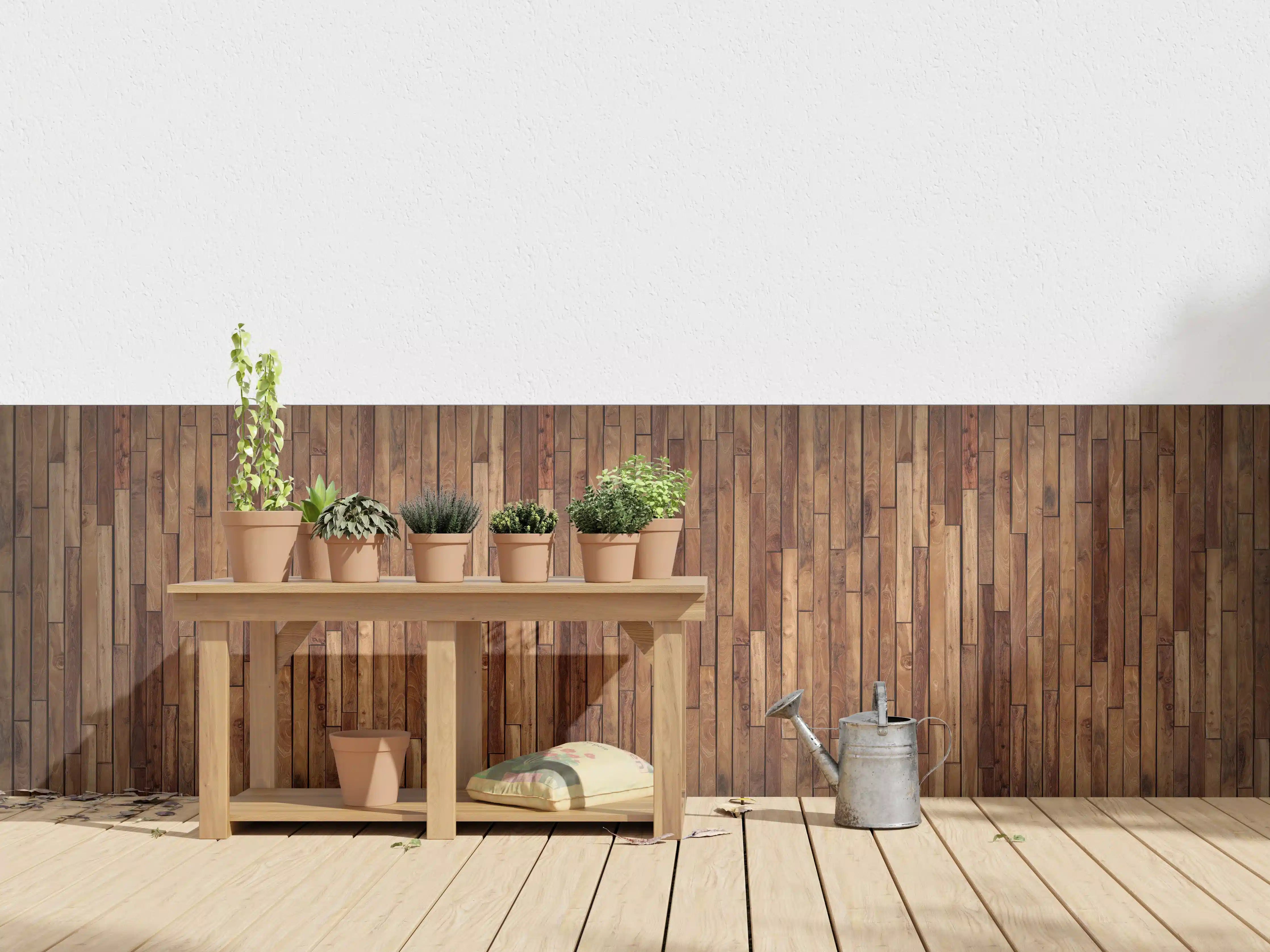 Wandverkleidung außen - Alte Kiefernholz Planken