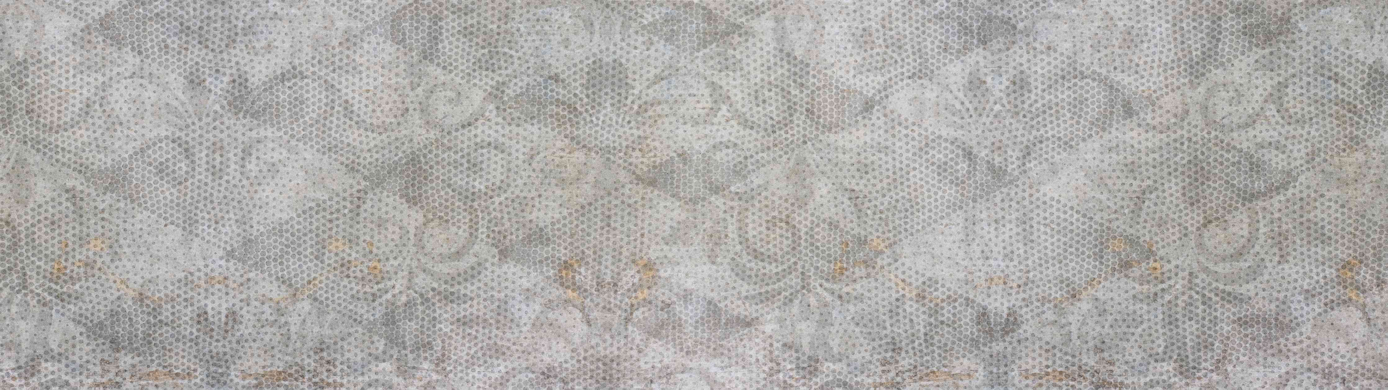 Wandverkleidung außen-Alte weiße befleckte Tapete