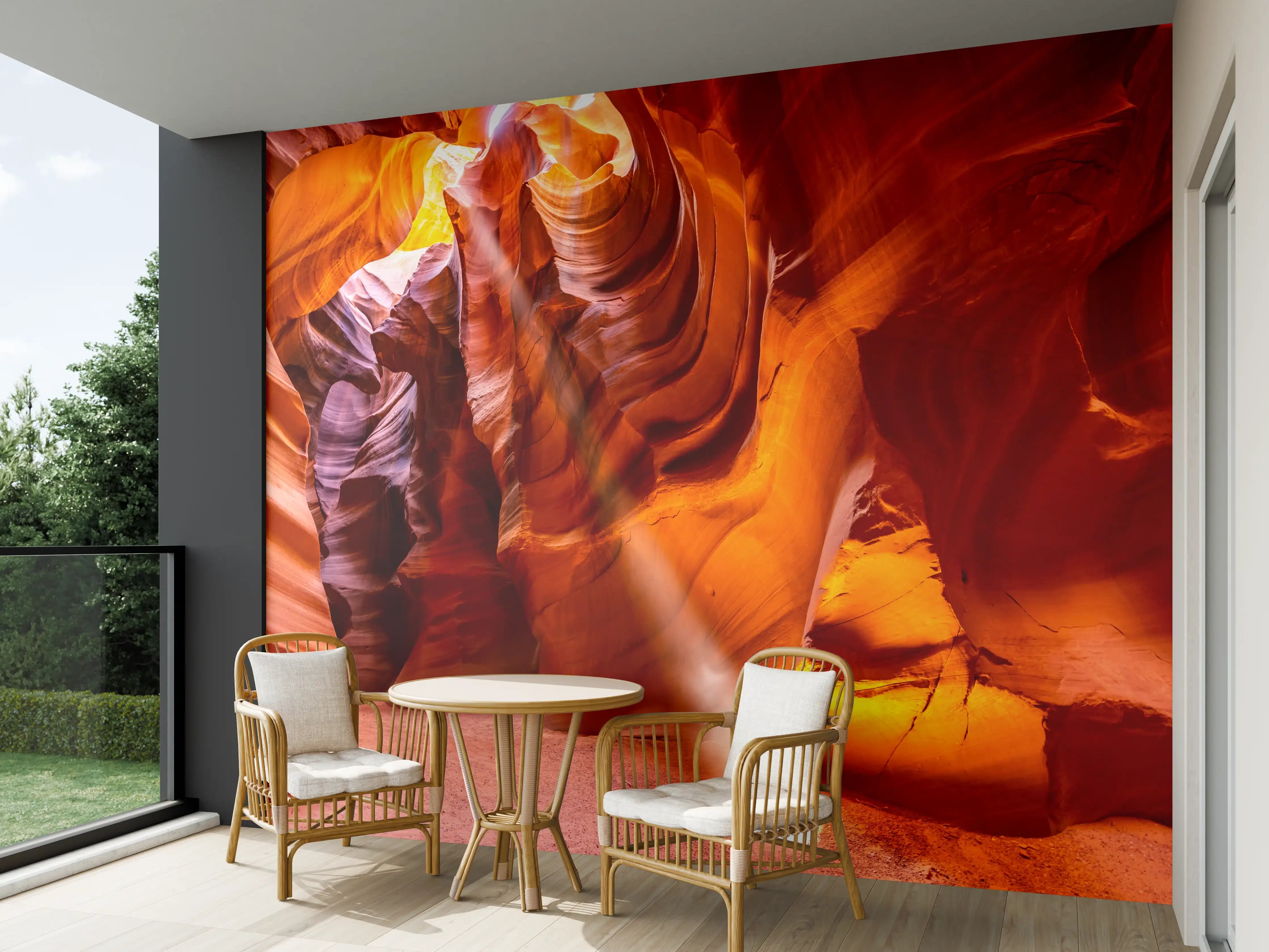 Wandverkleidung außen - Antelope Canyon Farbenspiel