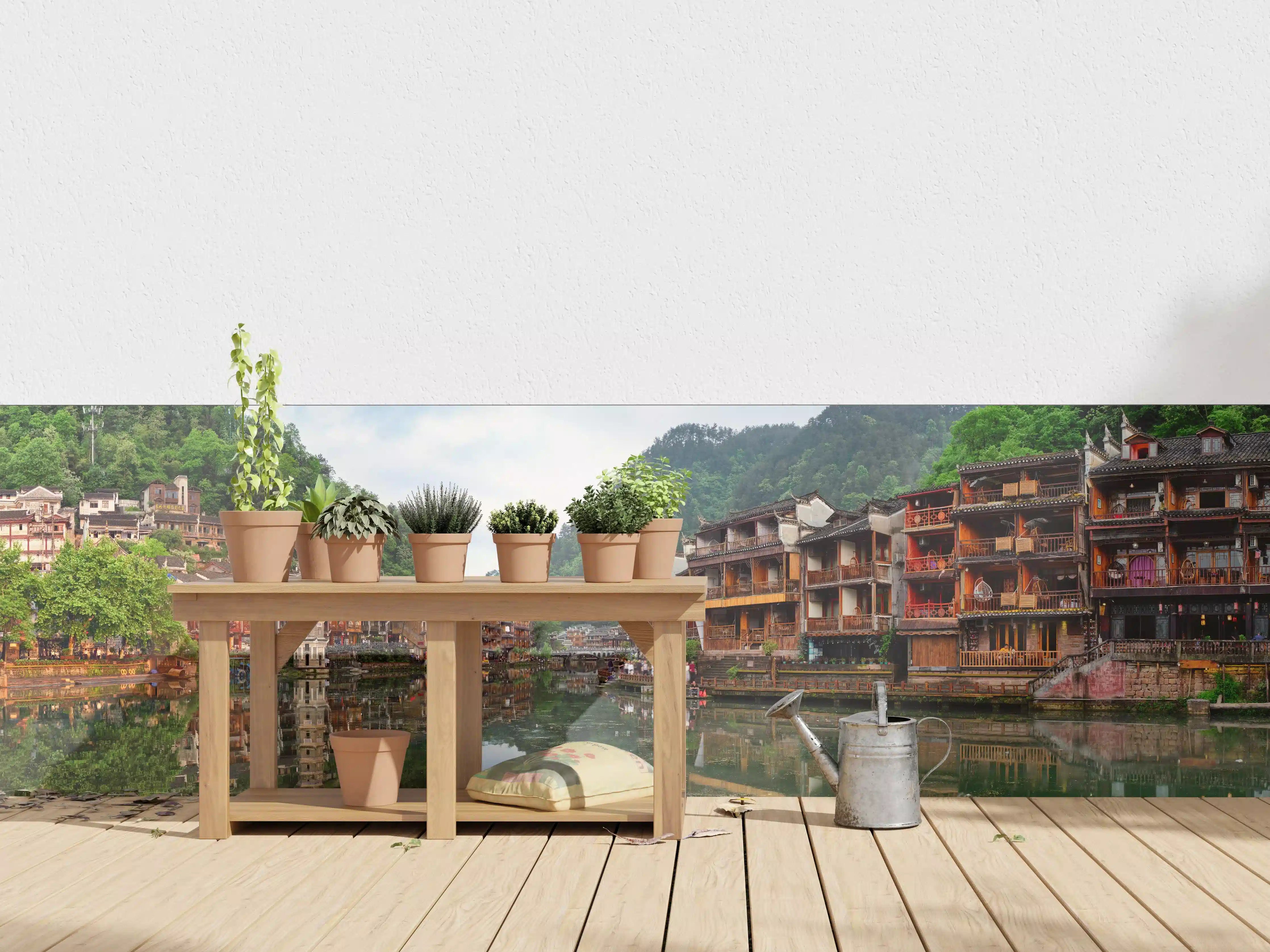 Wandverkleidung außen - Antike Stadt Feng Huang