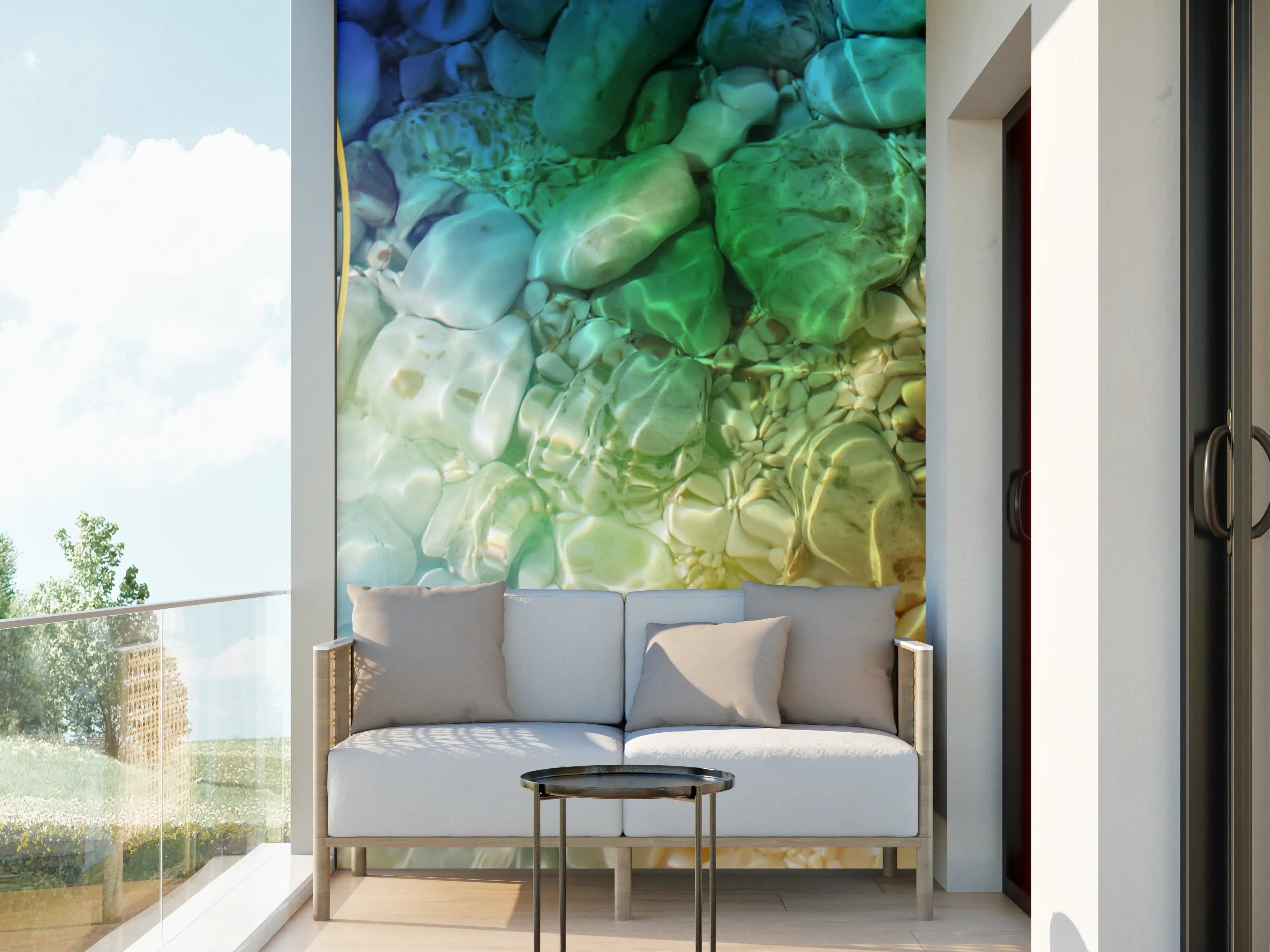 Wandverkleidung außen - Ästhetische Wasserfarben-Inspiration