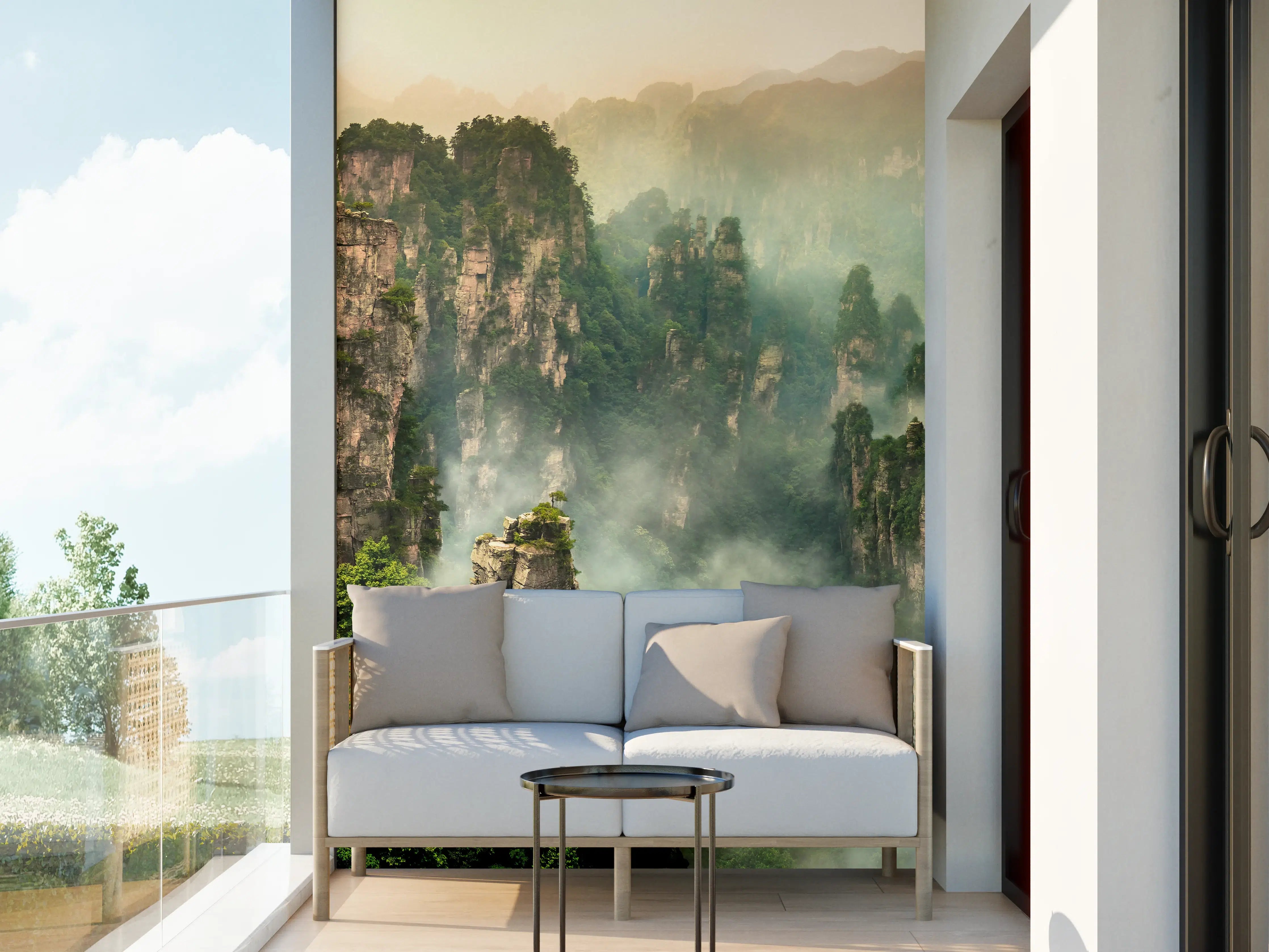 Wandverkleidung außen - Atemberaubende Landschaft in China