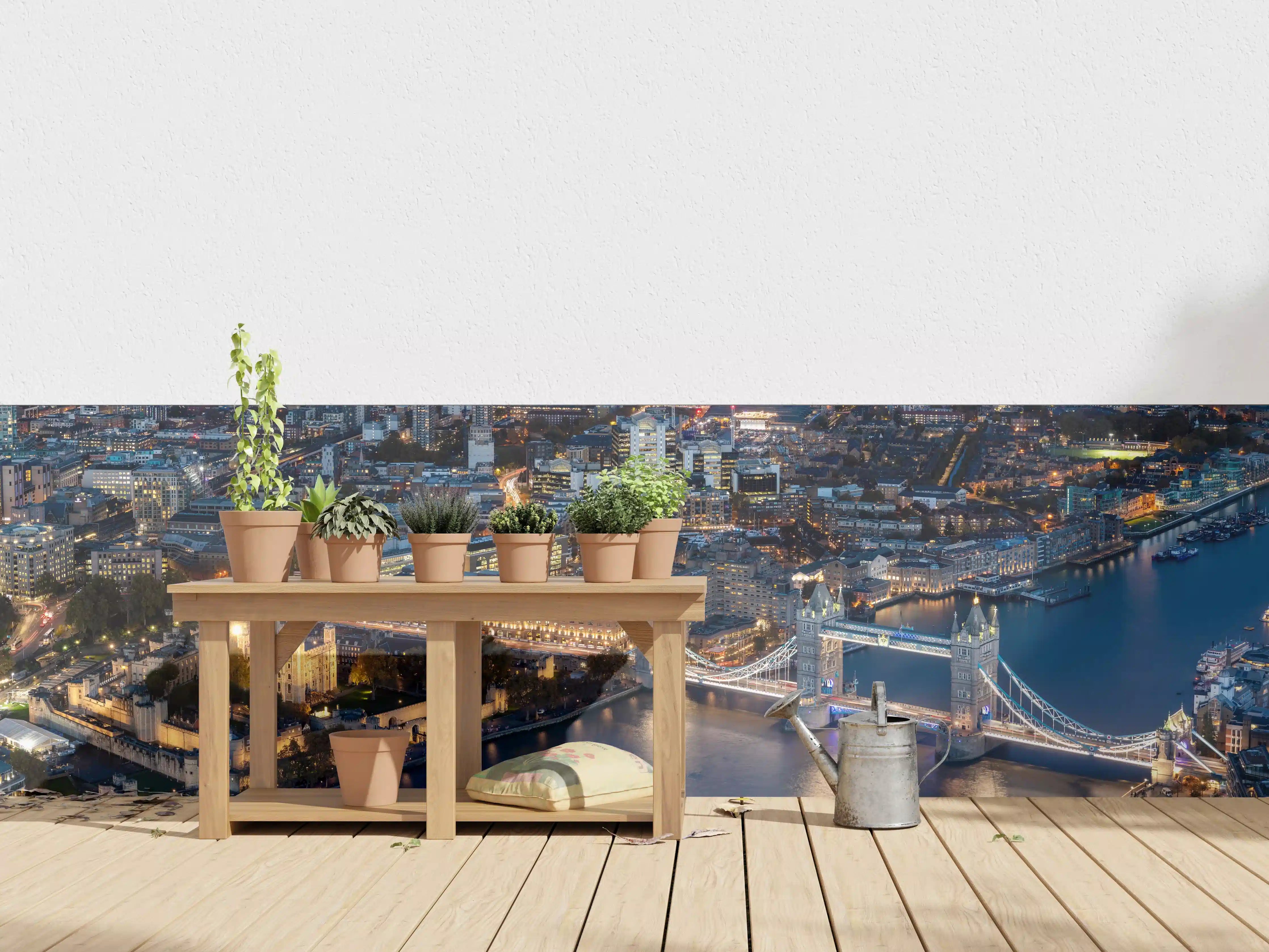 Wandverkleidung außen - Atemberaubende Skyline auf London-England