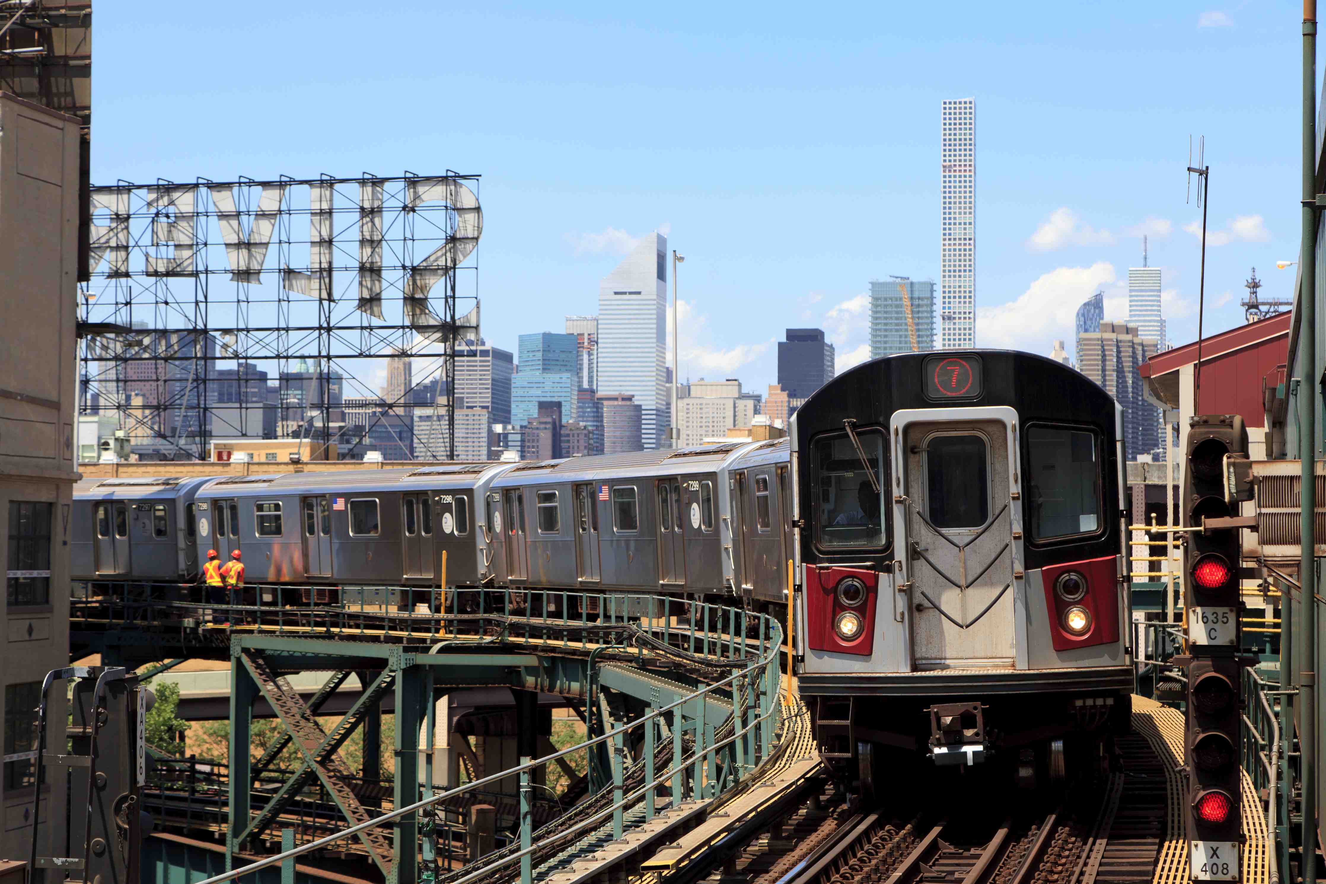 Wandverkleidung außen-Bahn in New-York