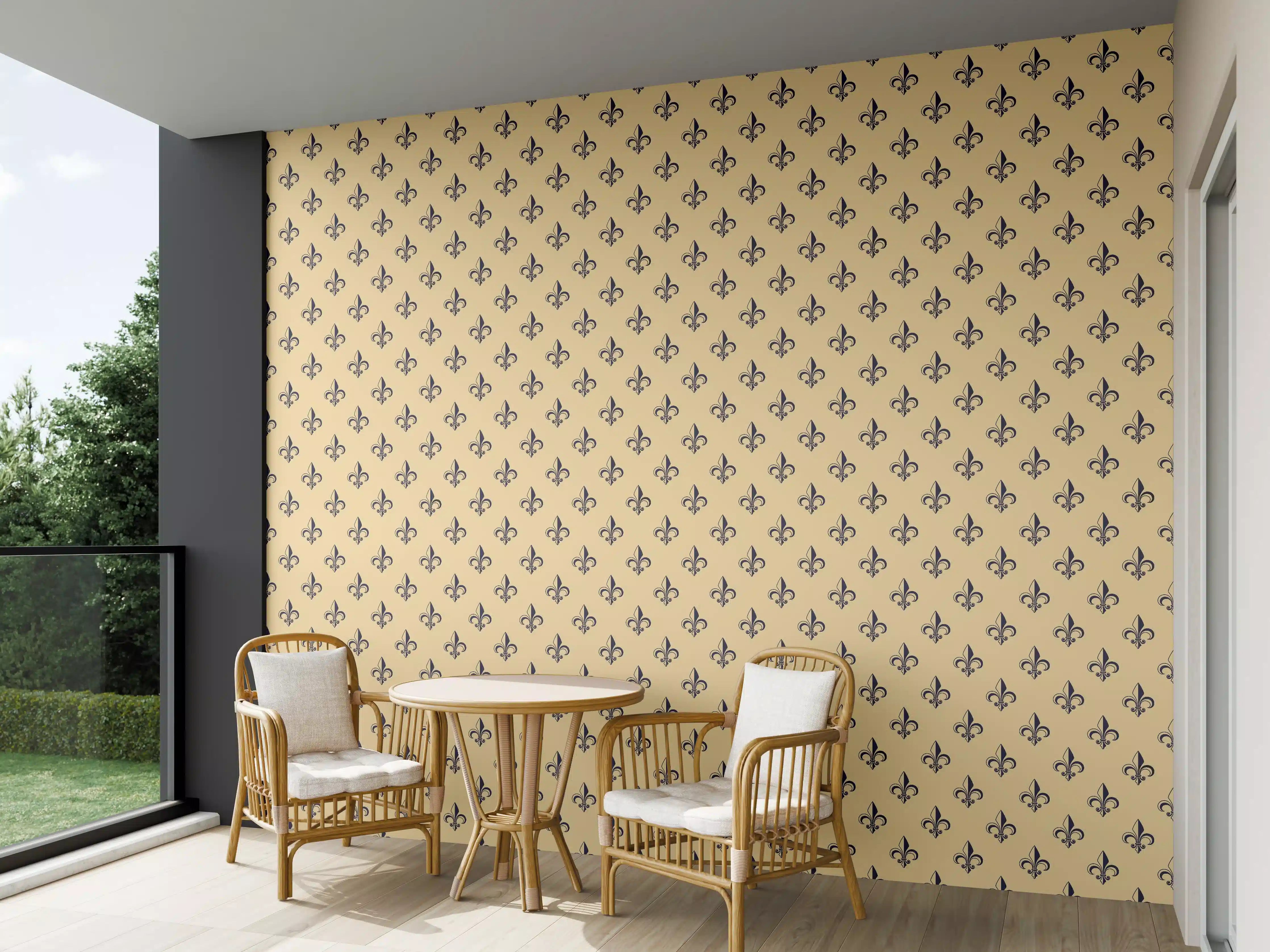 Wandverkleidung außen - Beige Muster Eleganz
