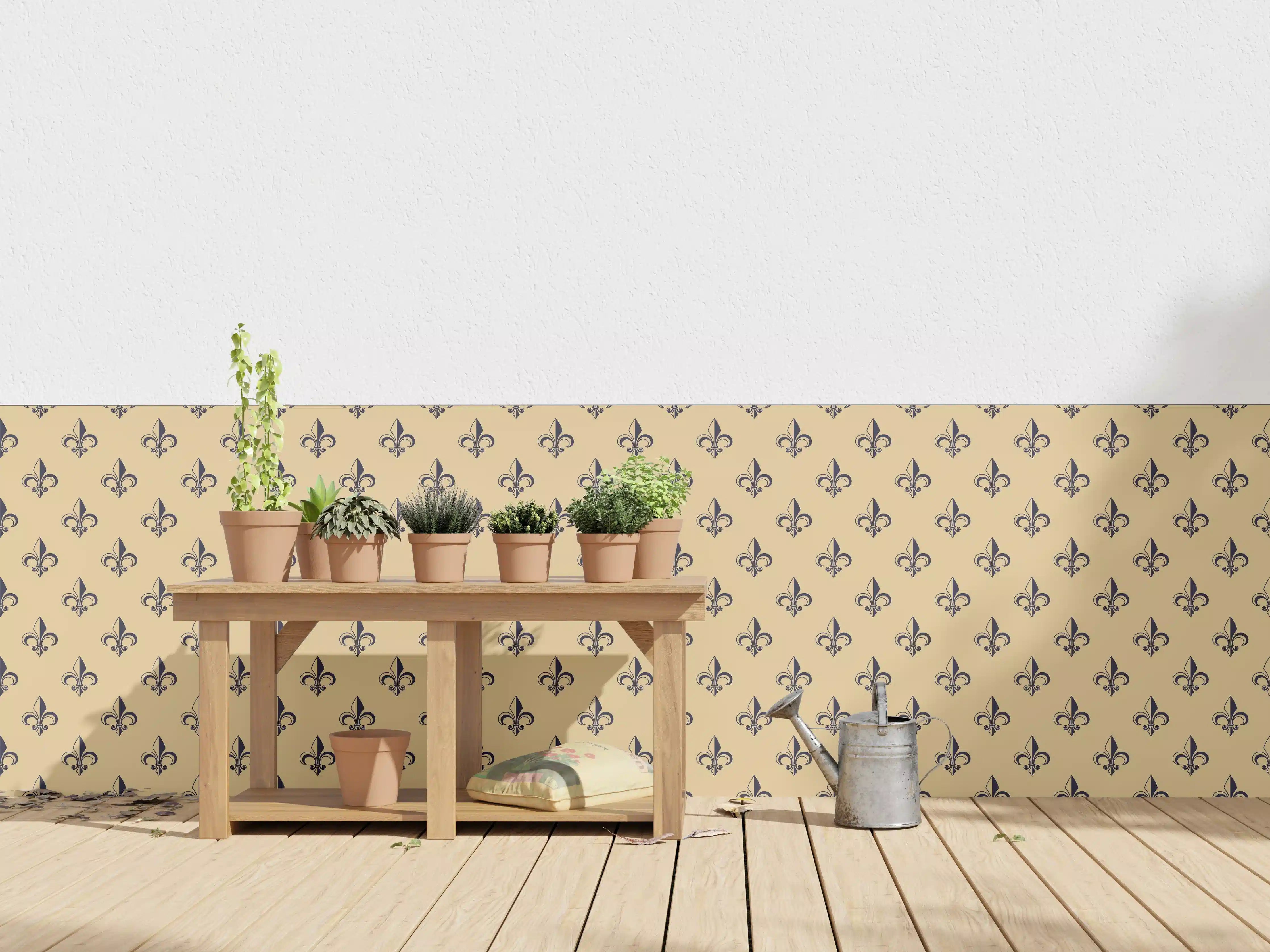 Wandverkleidung außen - Beige Muster Eleganz