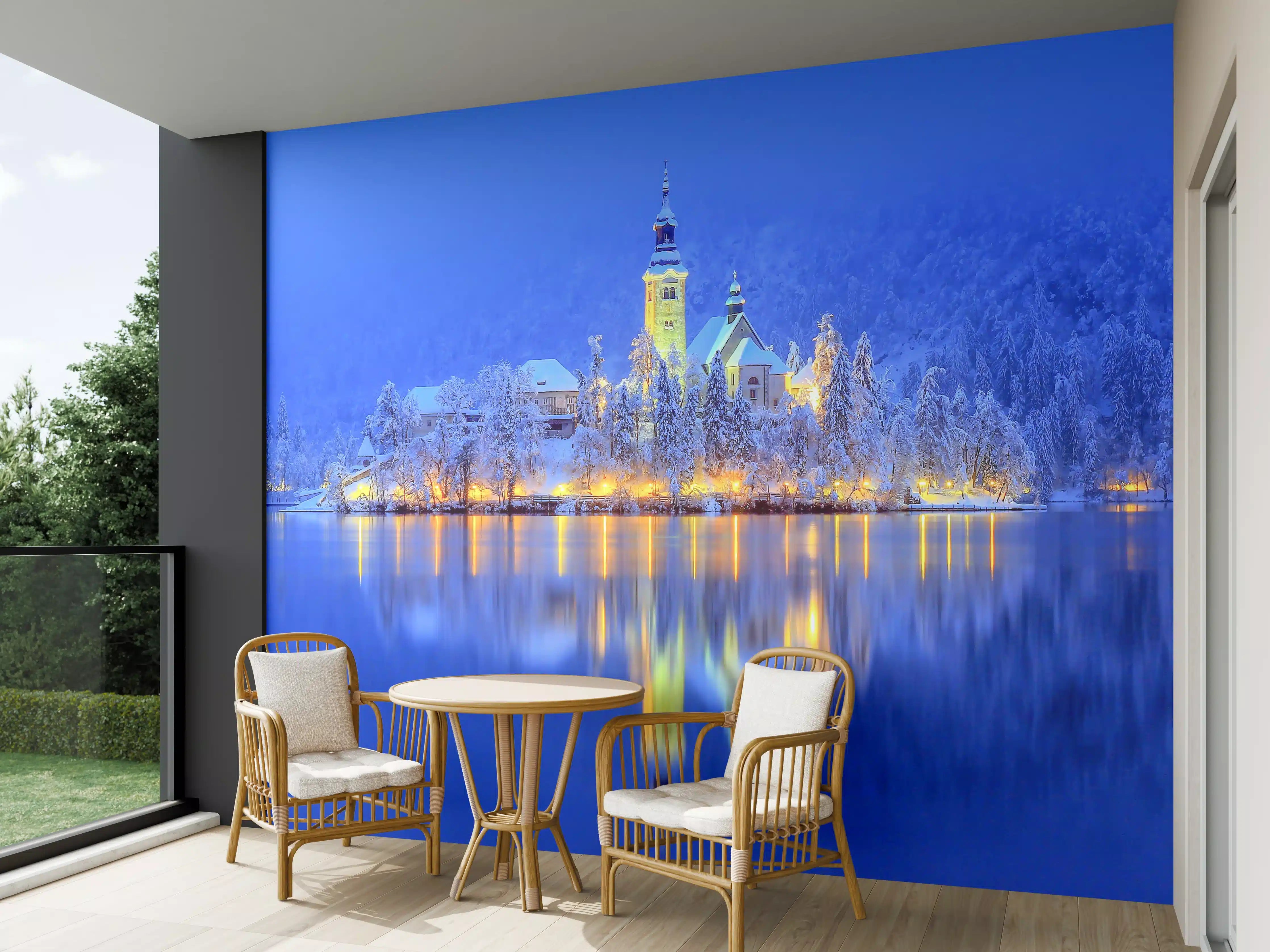 Wandverkleidung außen - Bled Island