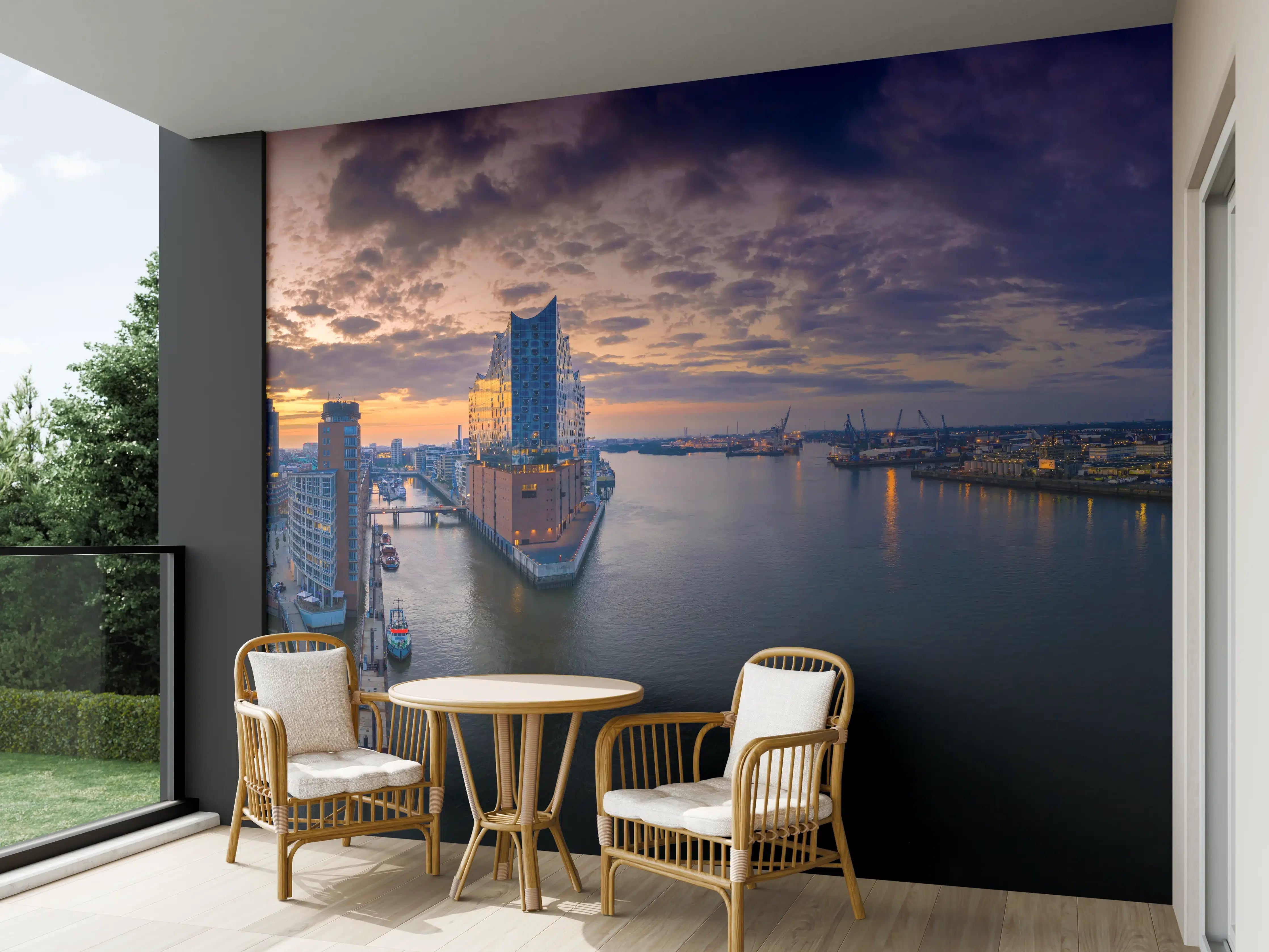 Wandverkleidung außen - Blick auf die Elbphilharmonie - Hamburg