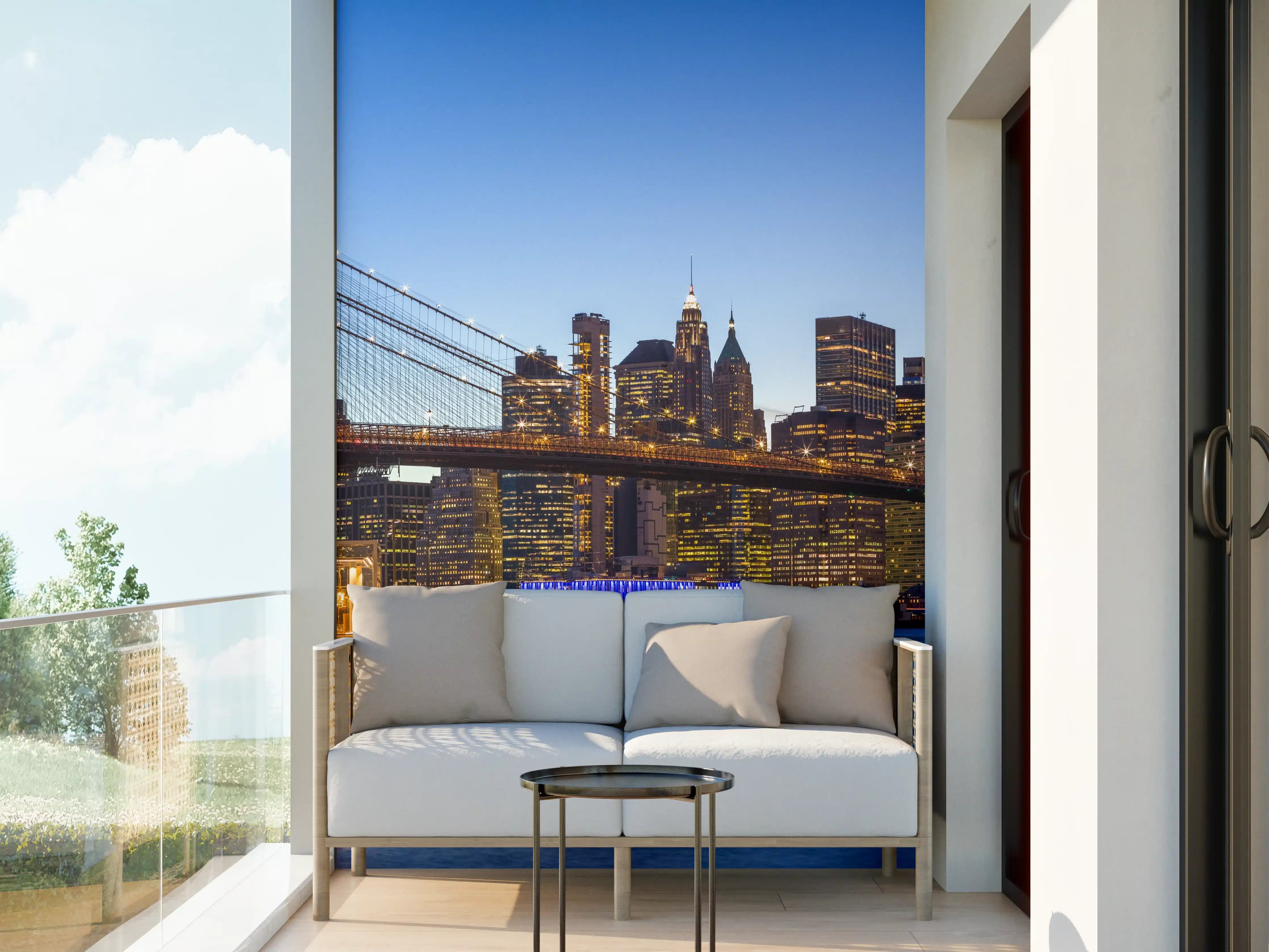 Wandverkleidung außen - Brooklyn Bridge - New York City