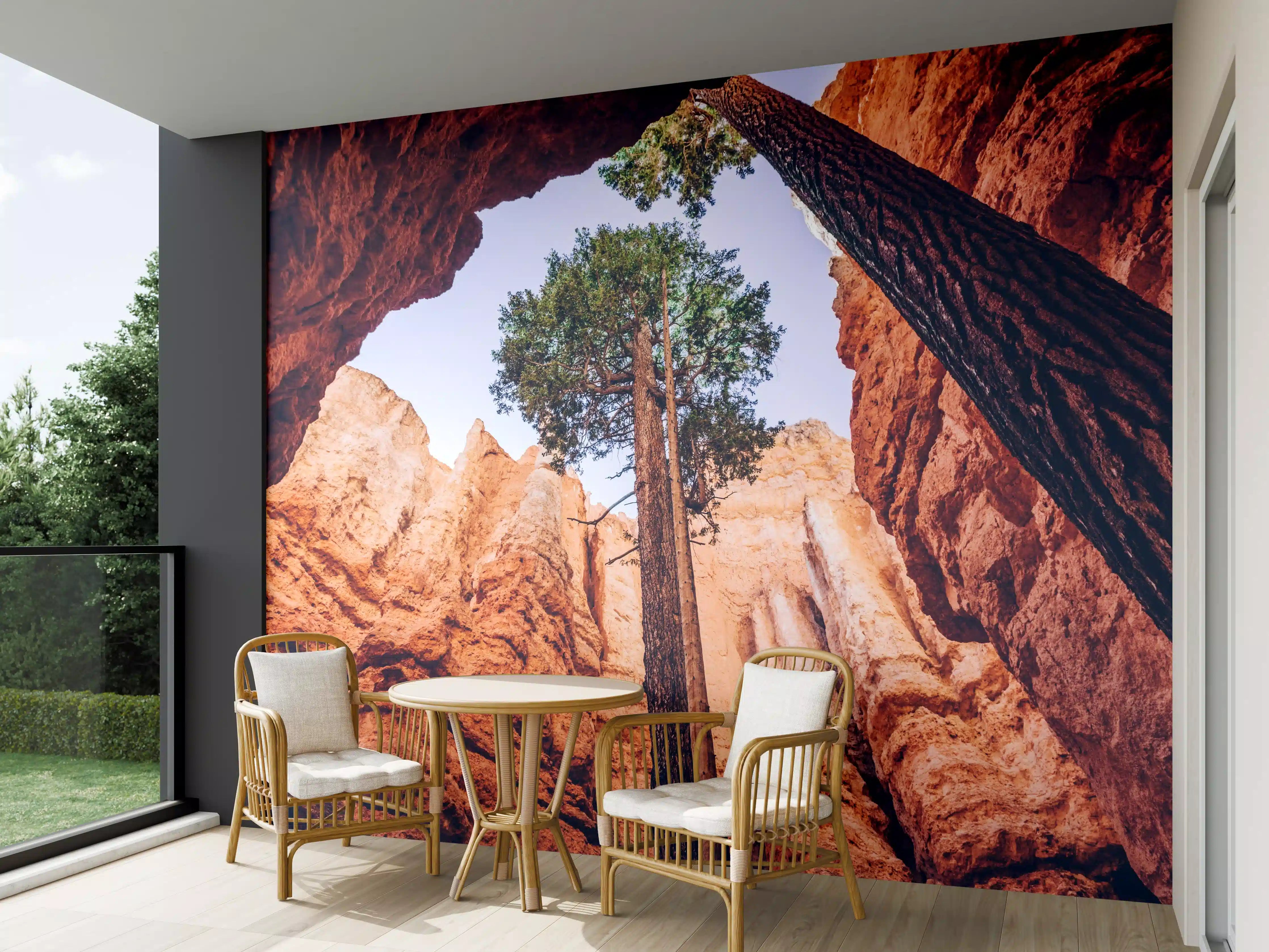 Wandverkleidung außen - Bryce Canyon Rötliche Felsen