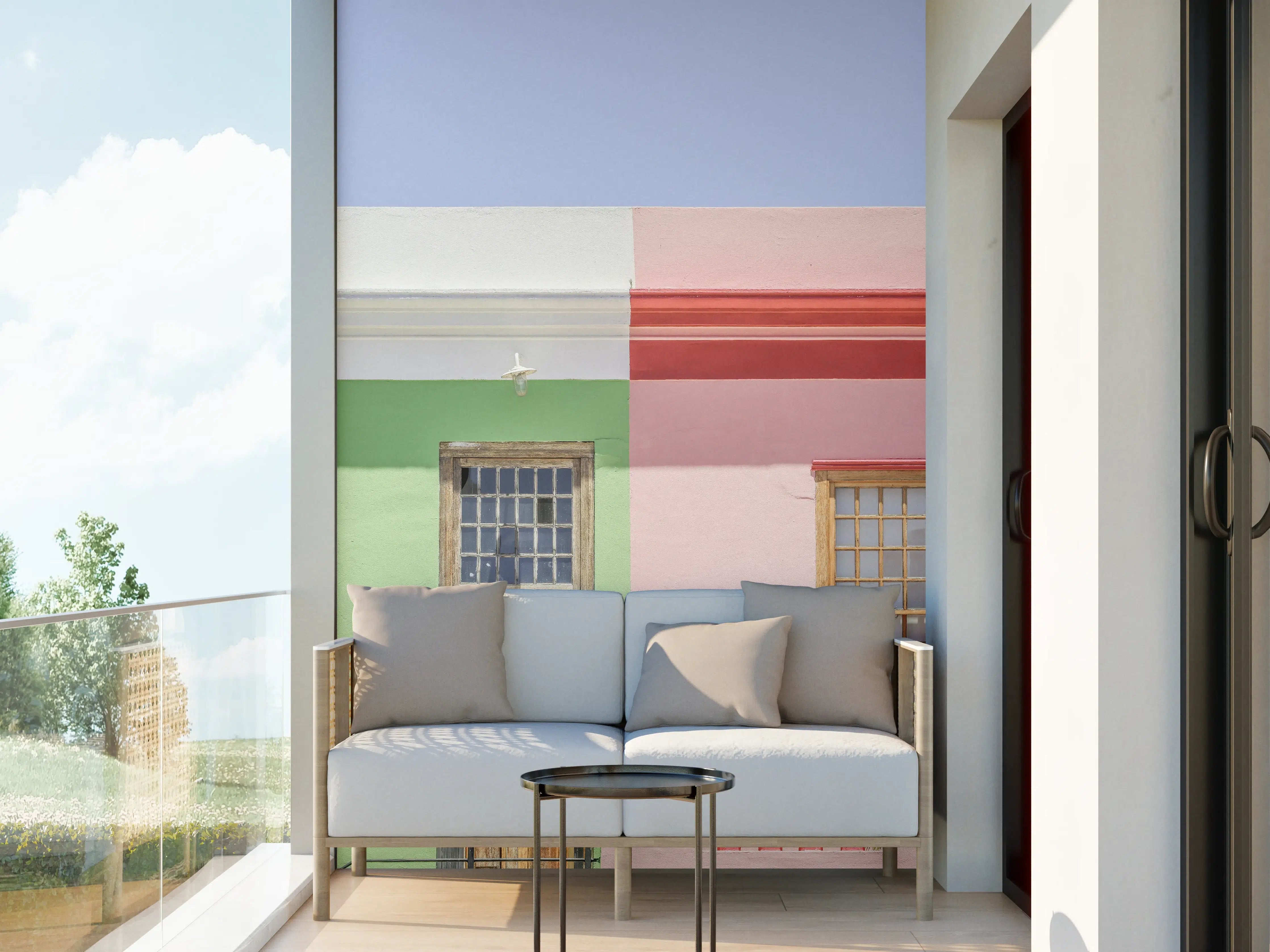 Wandverkleidung außen - Bunte Cottage Fassaden Sunny