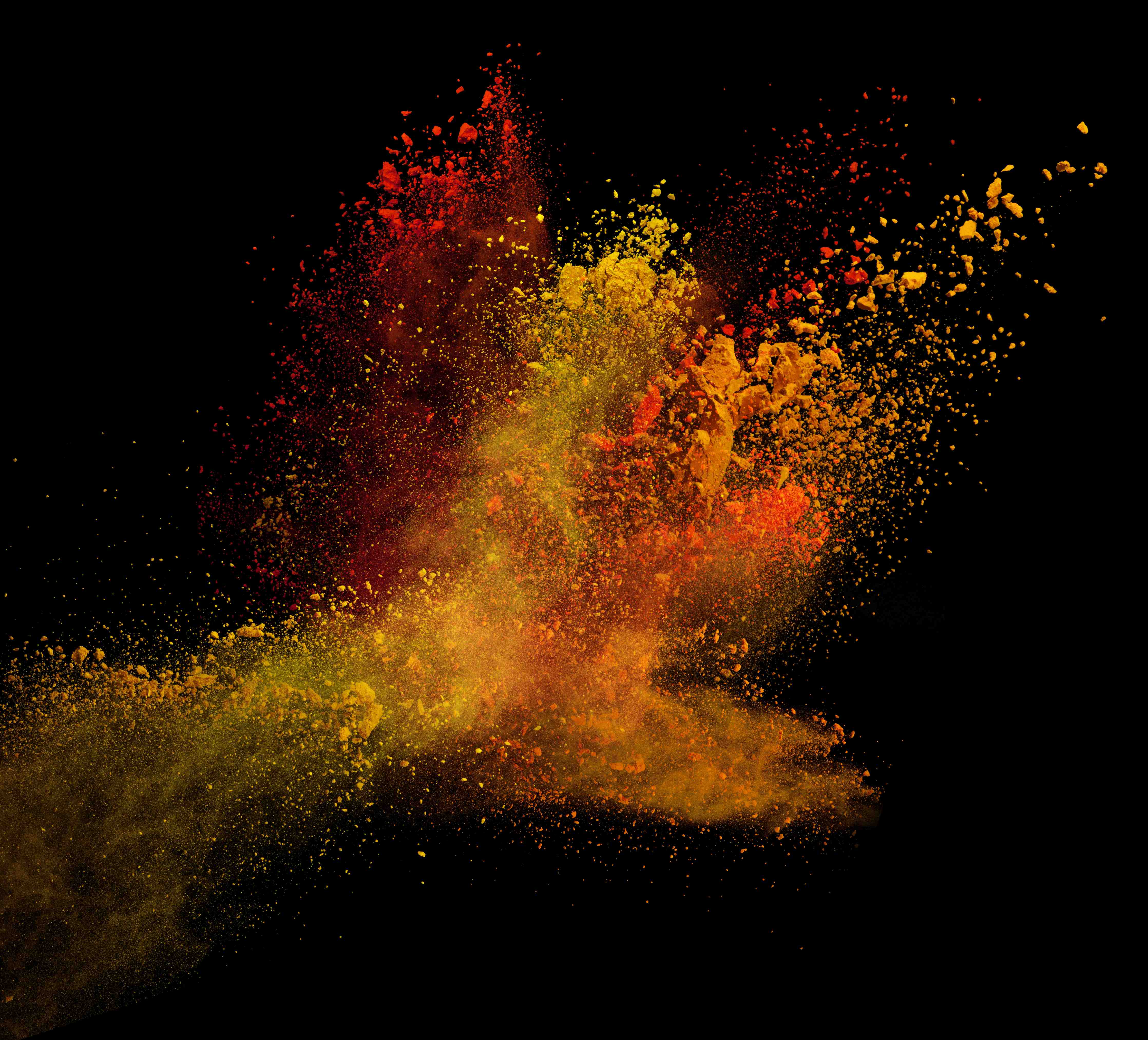 Wandverkleidung außen-Bunte Farbexplosion