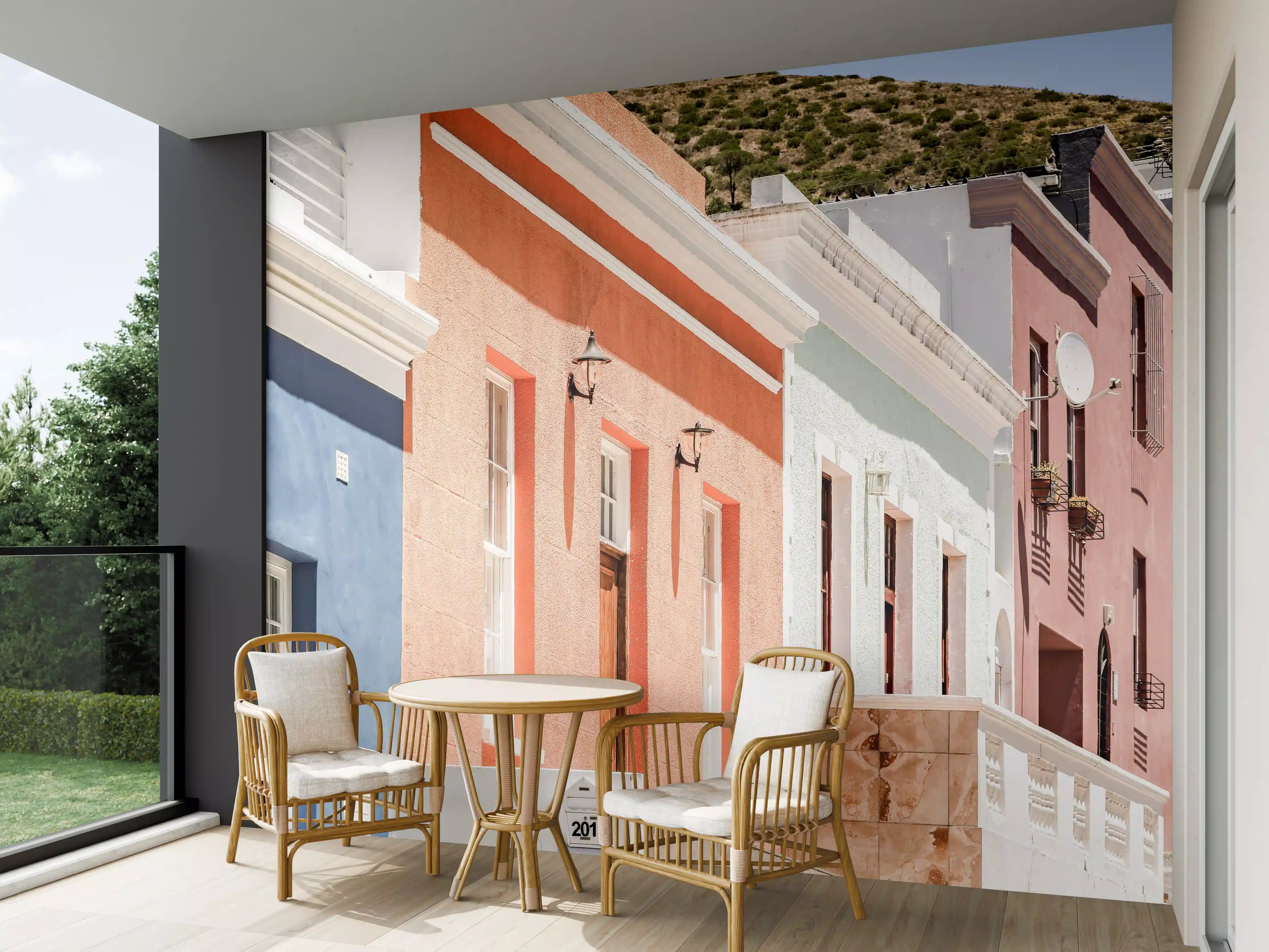 Wandverkleidung außen - Bunte Gebäude - Architektur 