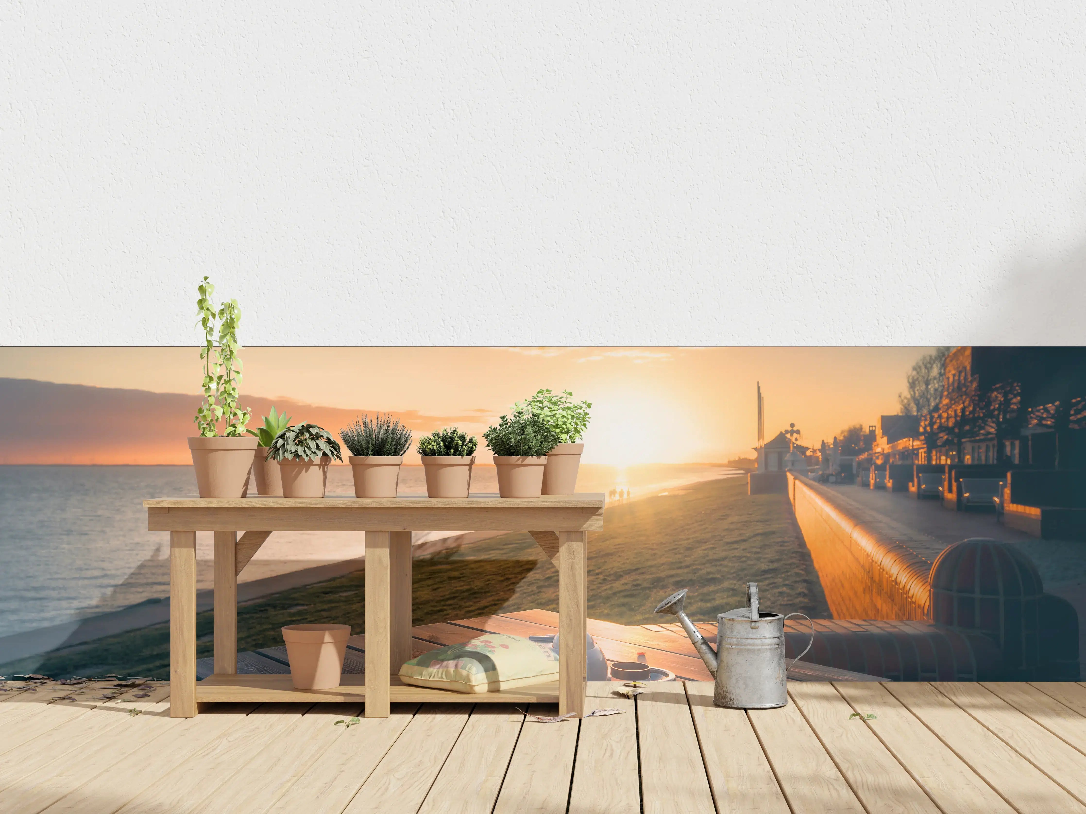 Wandverkleidung außen - Cafe am sonnigen Südstrand - Wilhelmshaven